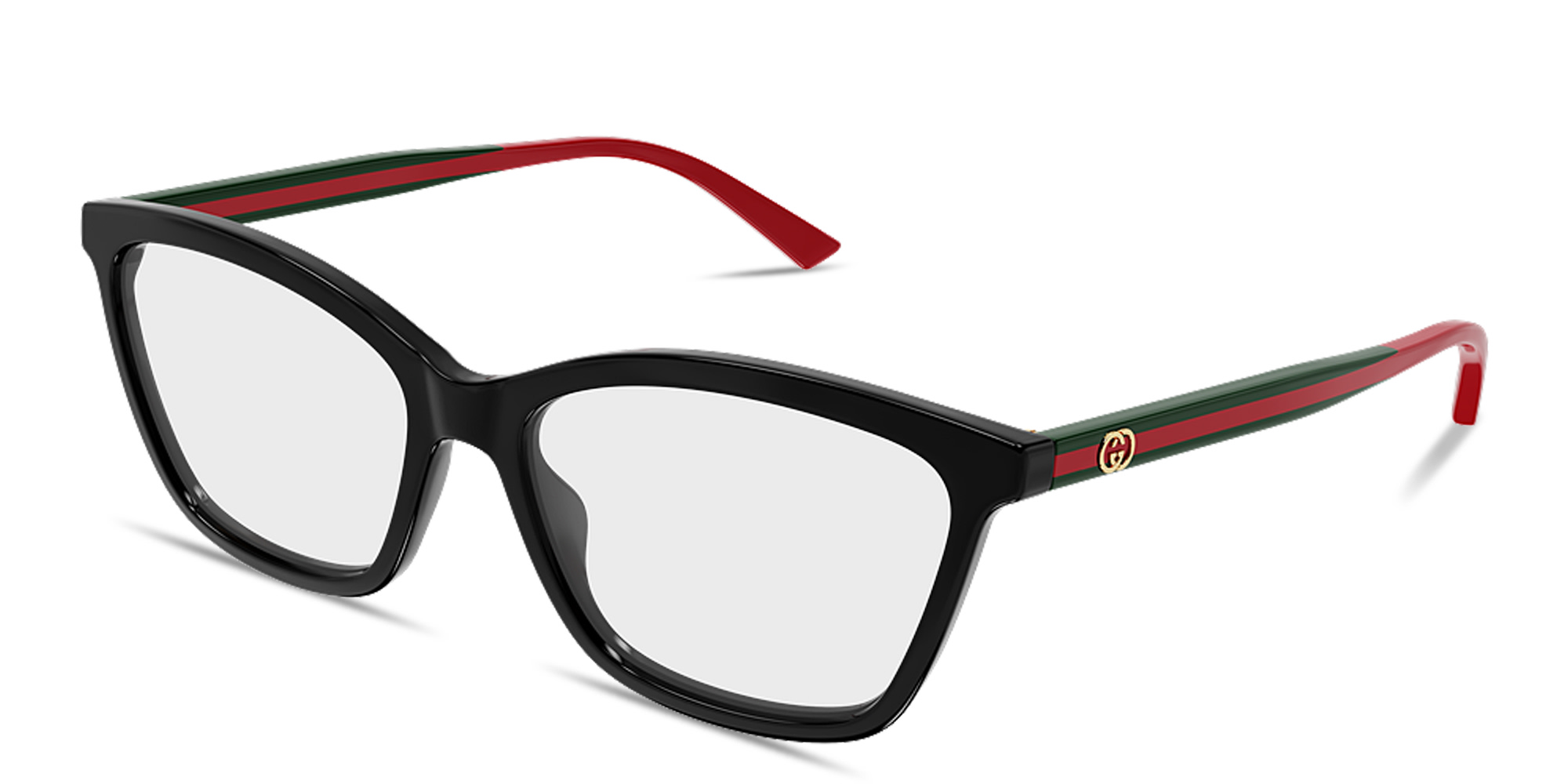 GUCCI Web Wide Cat-Eye Eyeglasses in Black – Product Photo 2