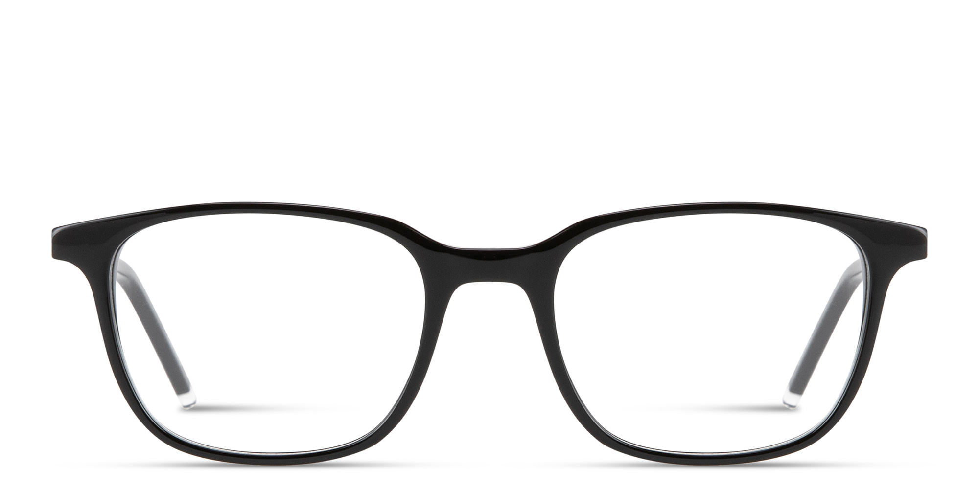 Shop EYE'M Logo Signature Square Eyeglasses in Black online.
