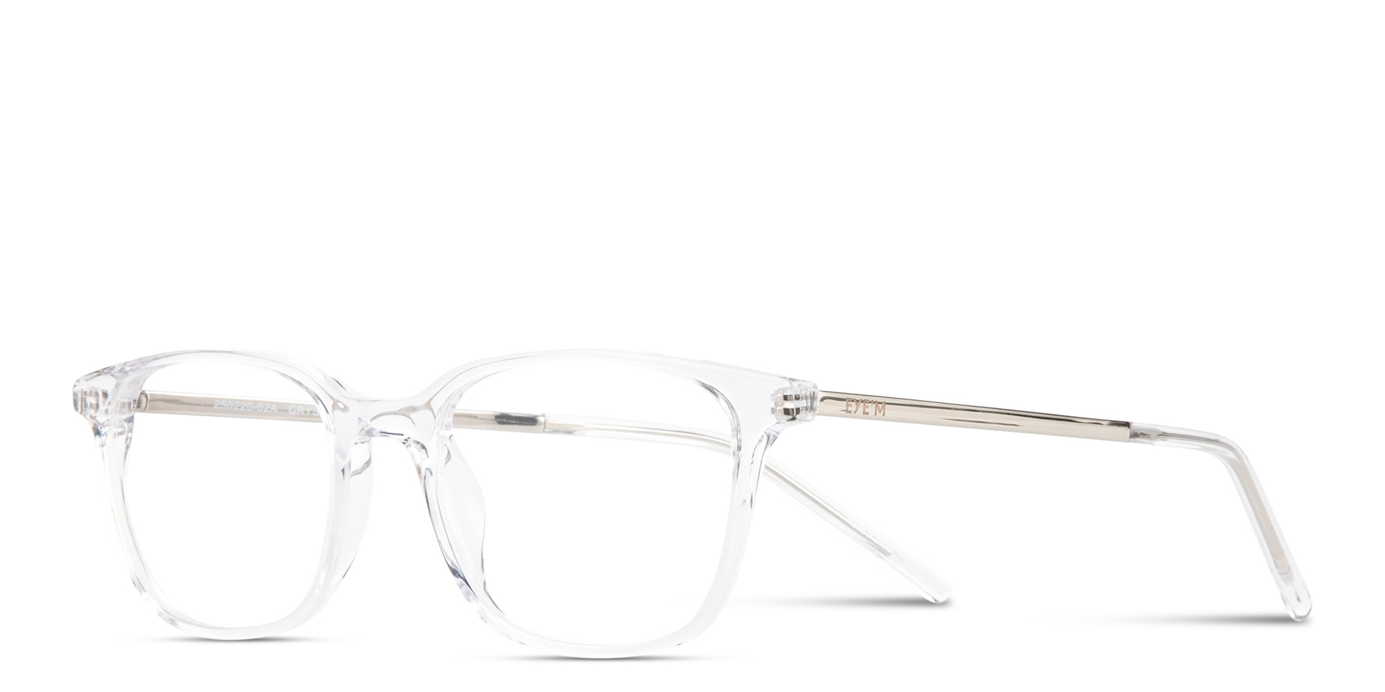 Shop EYE'M Logo Signature Square Eyeglasses in Clear online.