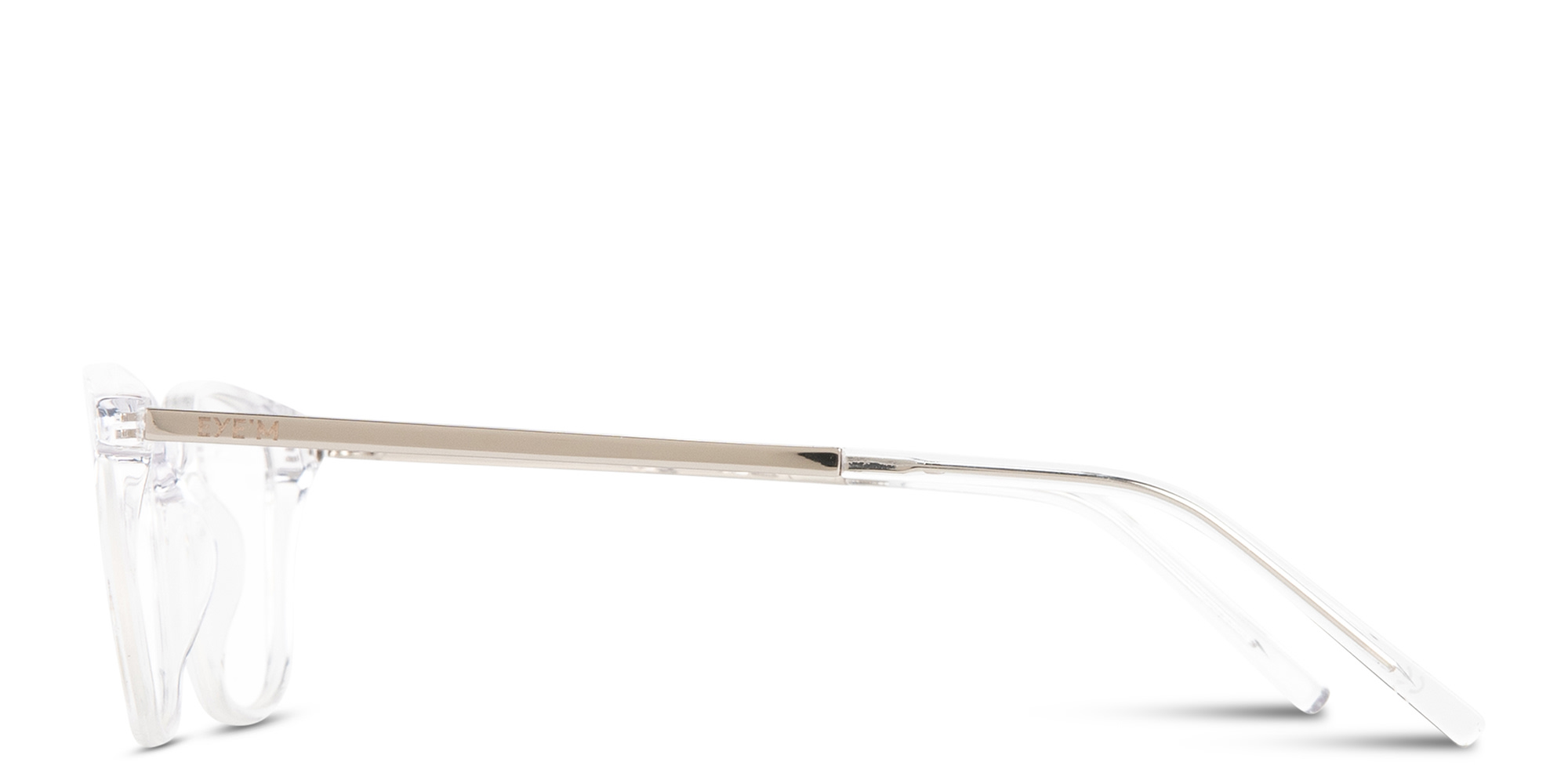 Shop EYE'M Logo Signature Square Eyeglasses in Clear online.