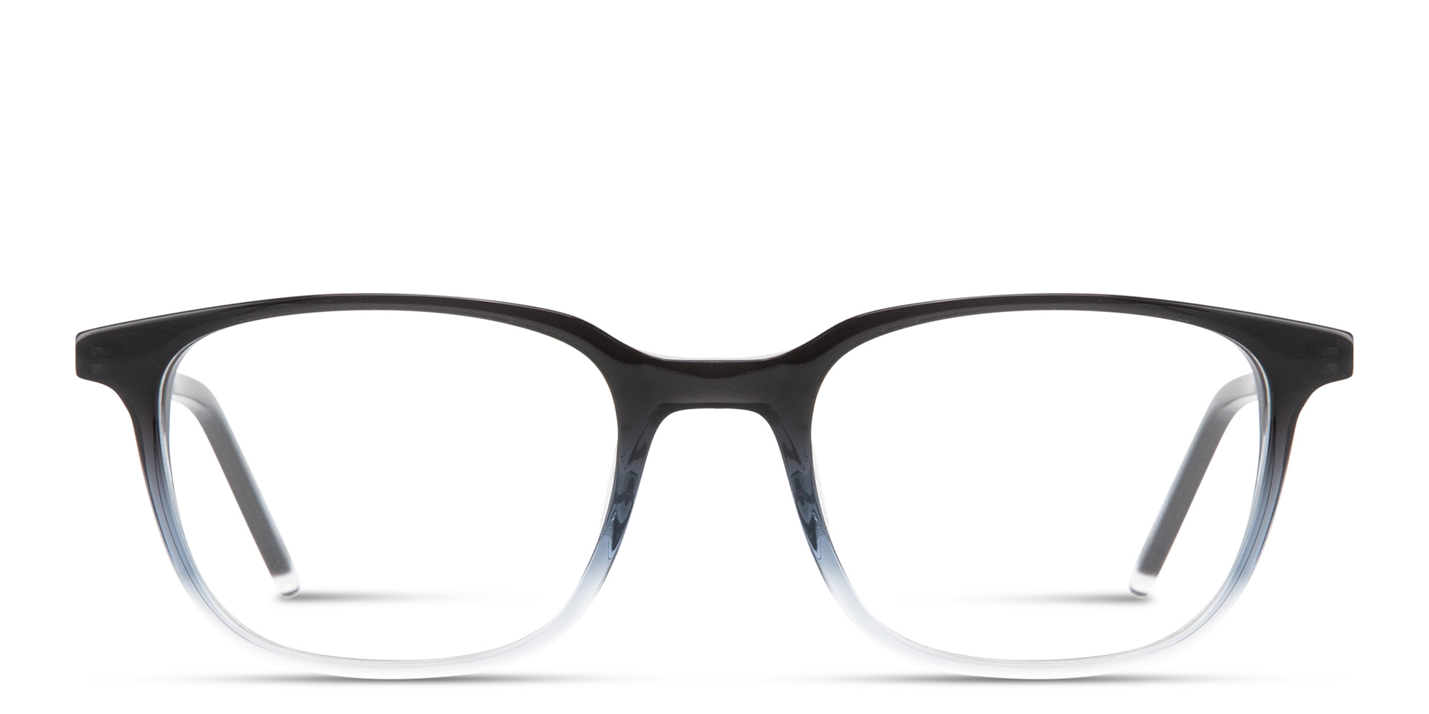 Shop EYE'M Logo Signature Square Eyeglasses in Gradient Grey online.
