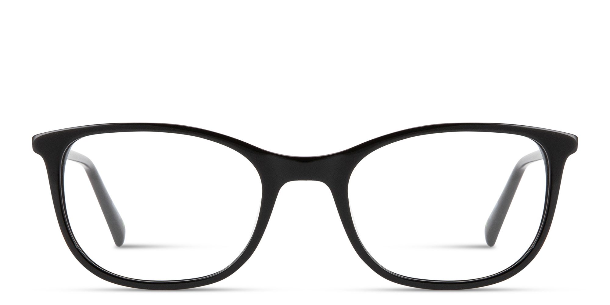 Shop EYE'M Logo Signature Cat-Eye Eyeglasses in Black online.