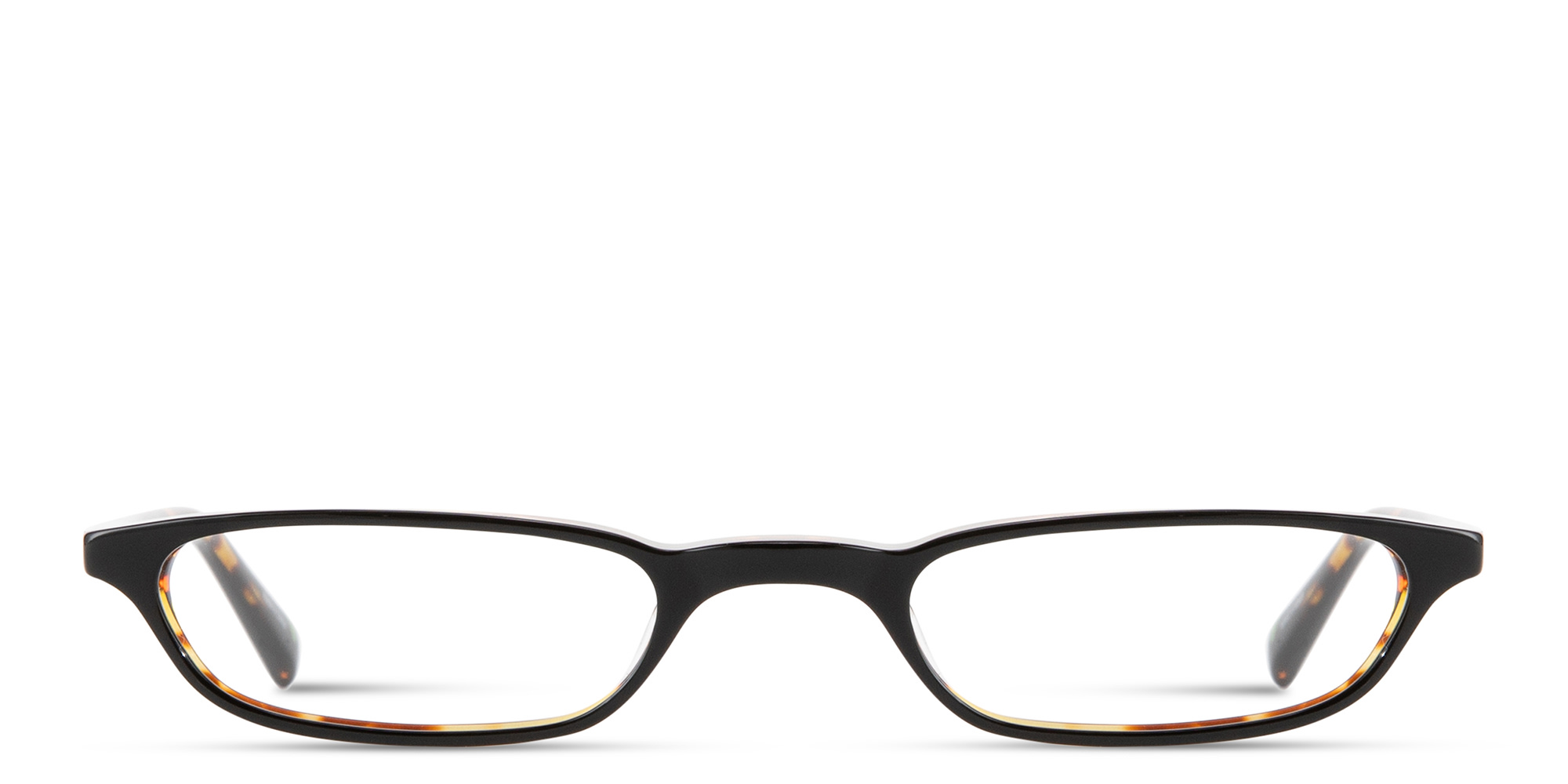 Shop EYE'M Logo Signature Unisex Rectangle Eyeglasses in Black Havana online.