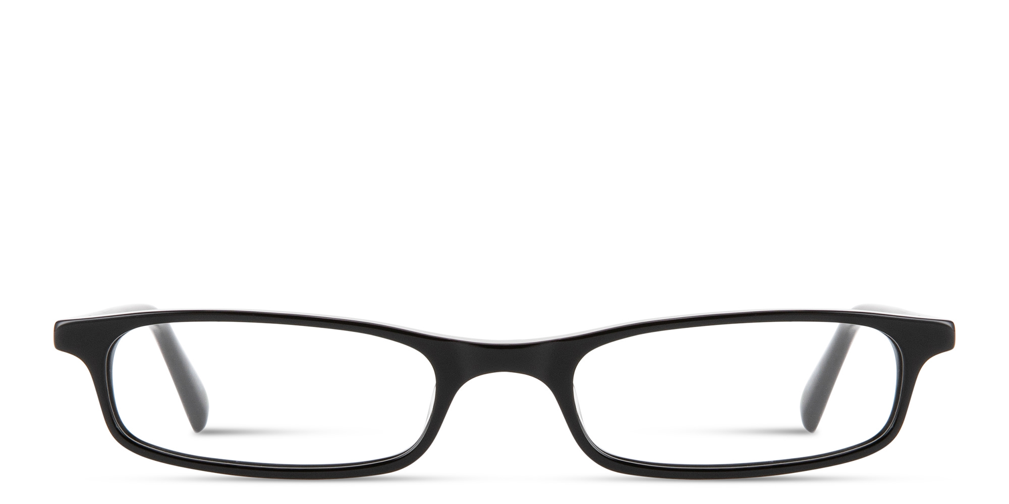 Shop EYE'M Logo Signature Unisex Rectangle Eyeglasses in Black online.