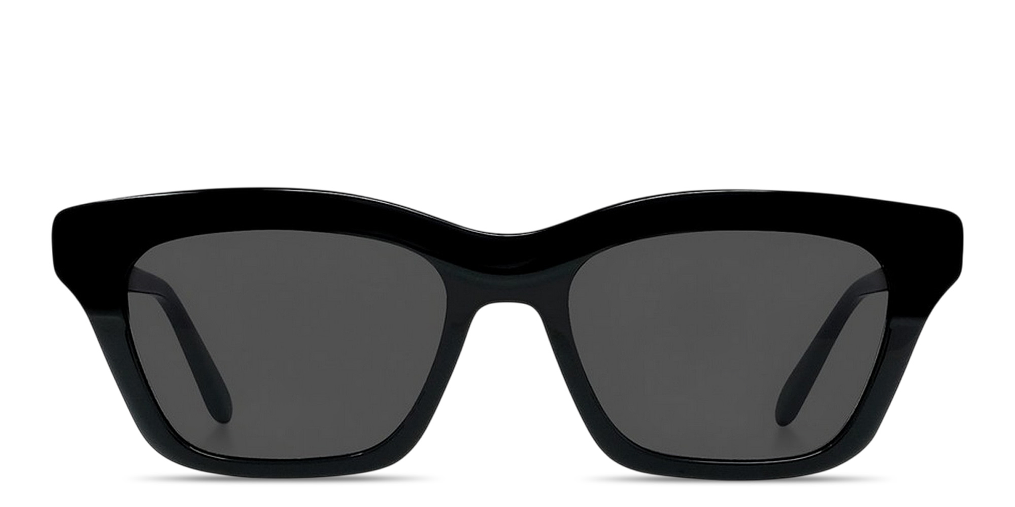 Shop LOEWE Slim Irregular Sunglasses in Black online.