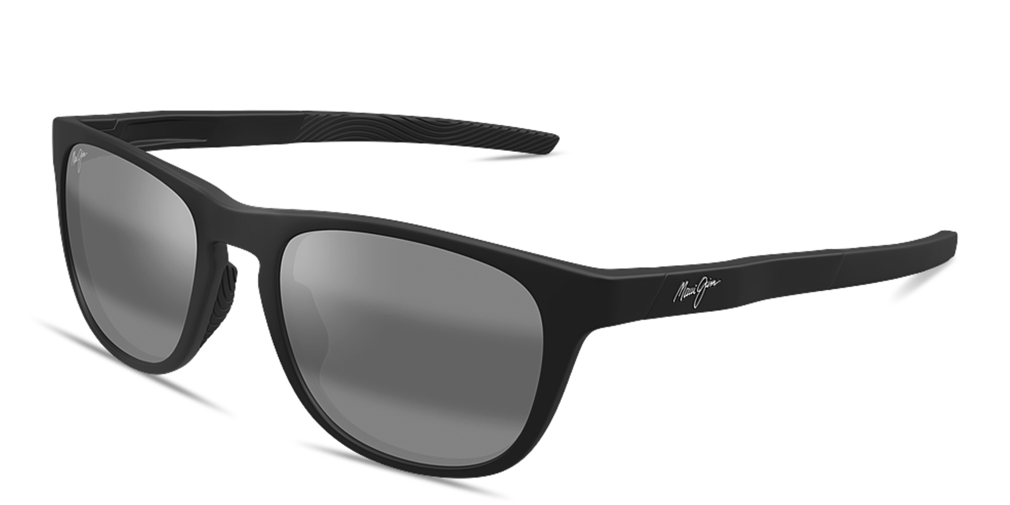 Shop Maui Jim Melemele Square Sunglasses in Black online.