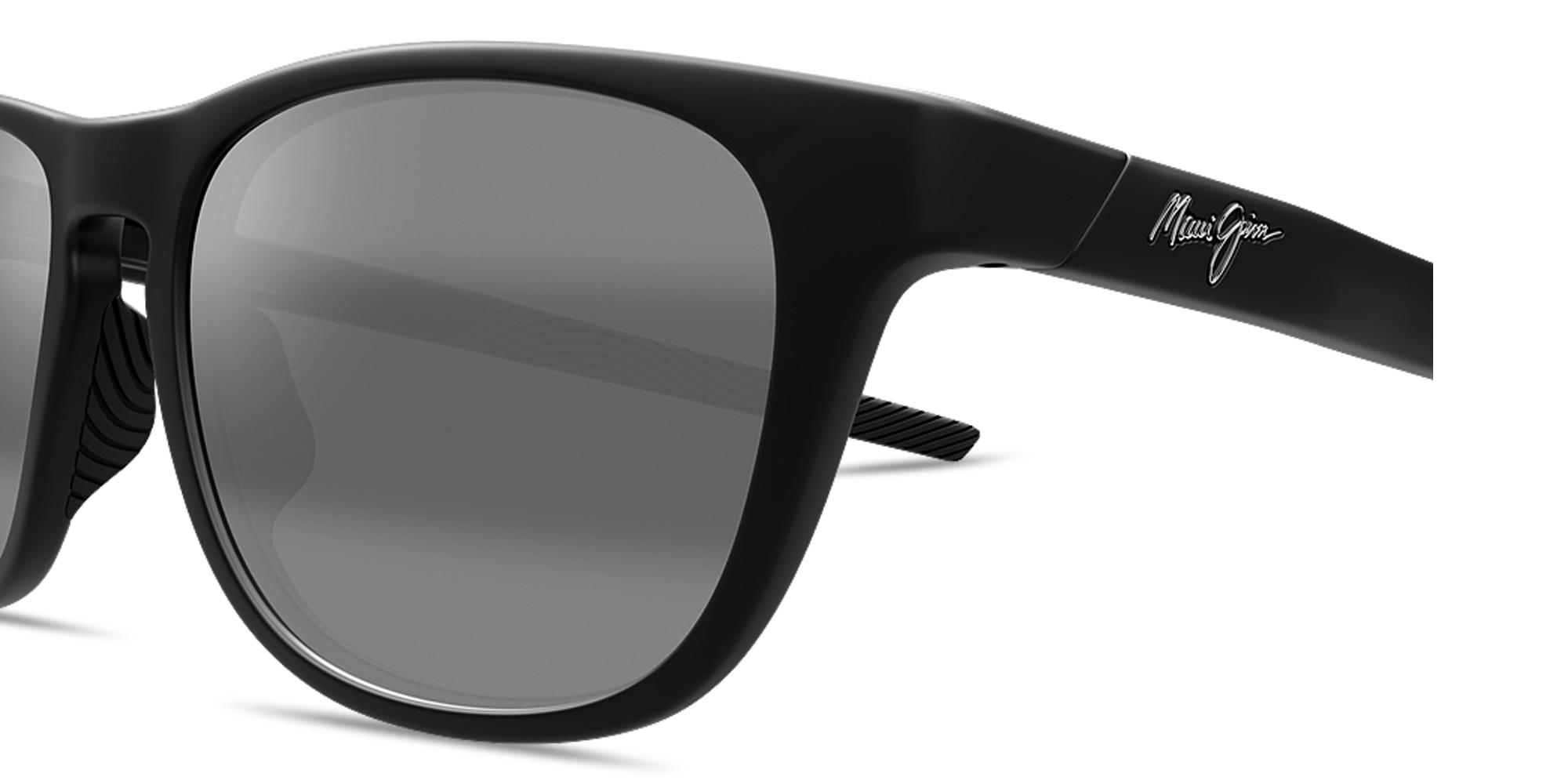 Shop Maui Jim Melemele Square Sunglasses in Black online.