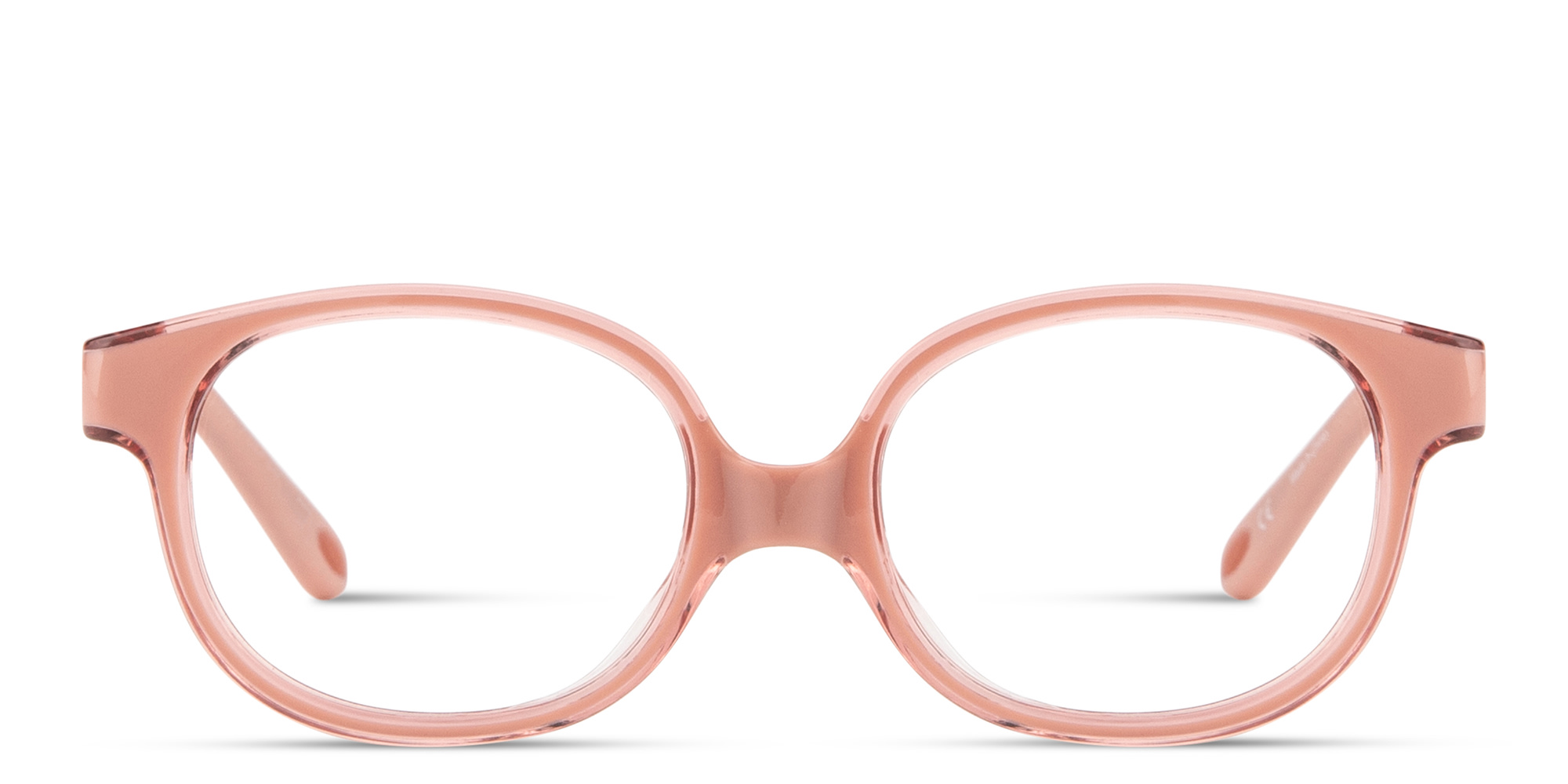 Shop SPIN ON8 Kids Round Eyeglasses in Transparent Brown online.