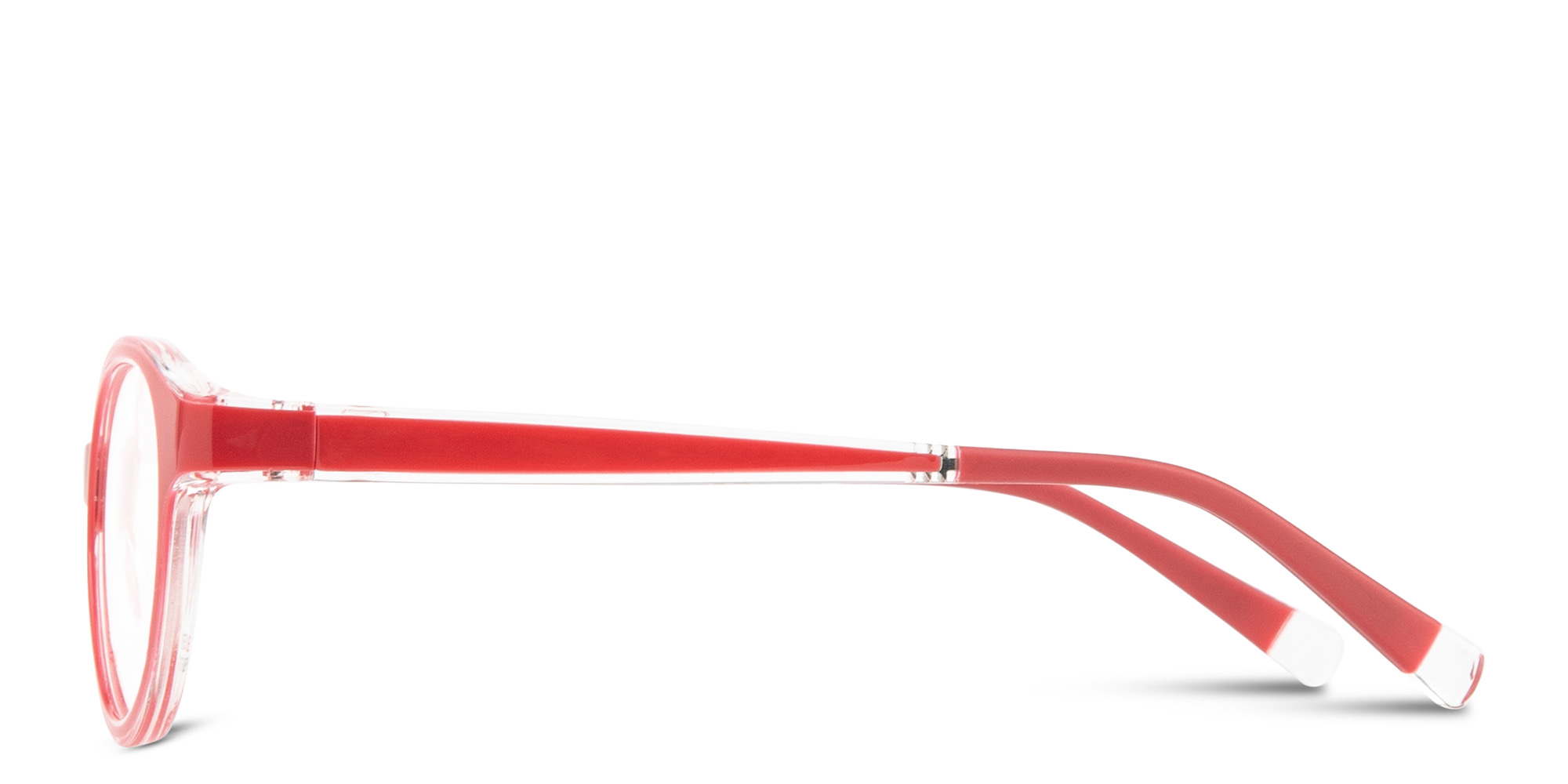 Shop SPIN ON8 Kids Panthos Eyeglasses in Transparent Red online.