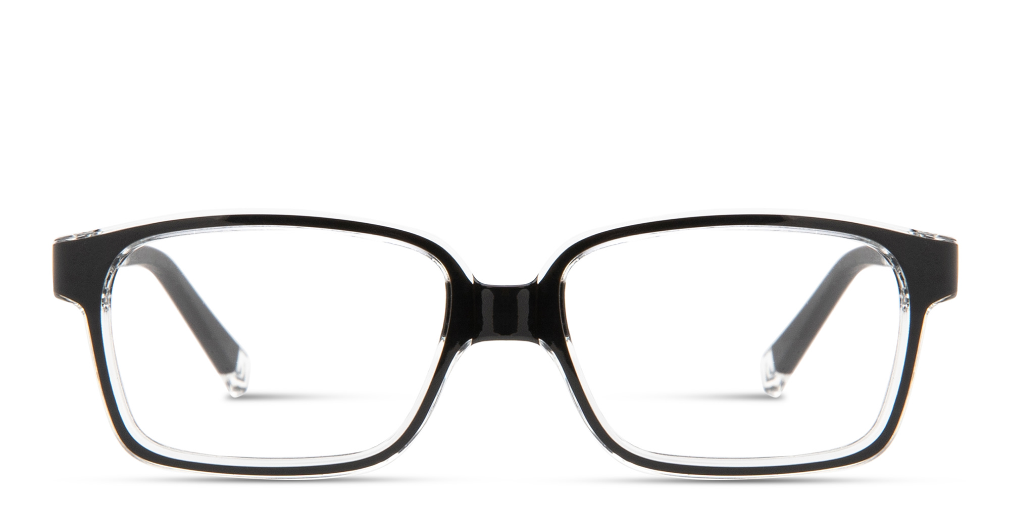Shop SPIN ON8 Kids Rectangle Eyeglasses in Black online.
