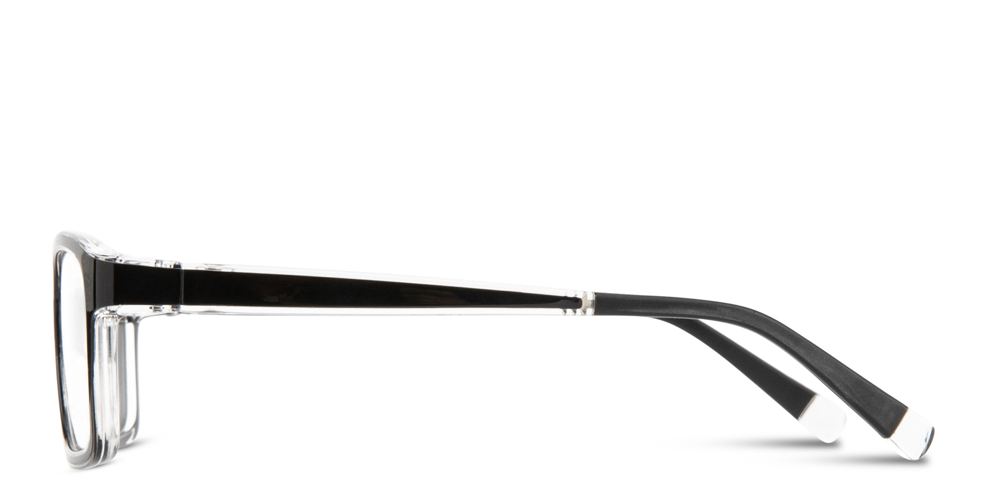 Shop SPIN ON8 Kids Rectangle Eyeglasses in Black online.