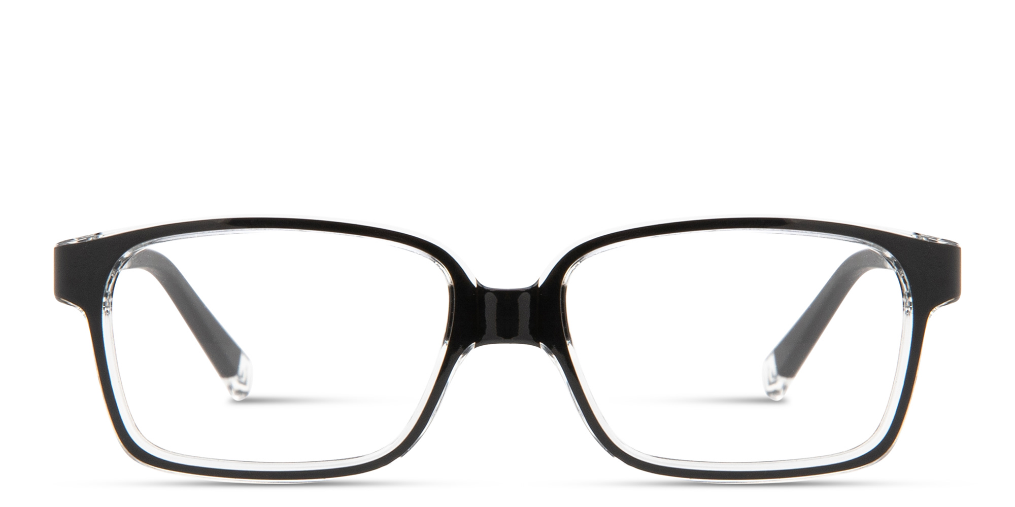 Shop SPIN ON8 Kids Rectangle Eyeglasses in Black online.