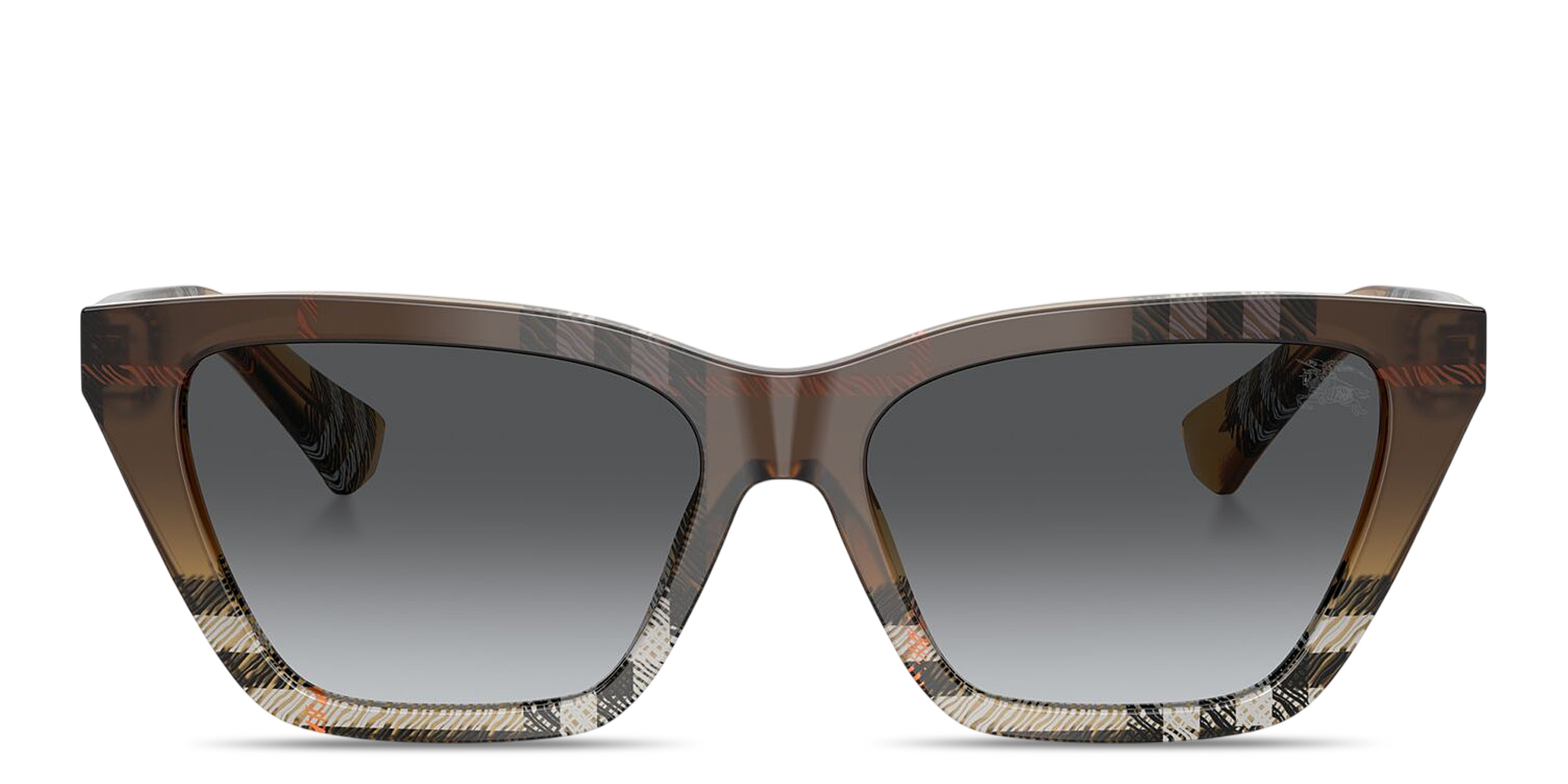 تسوق نظارات شمسية طراز كات آي بنقشة المربّعات بربري بلون نقشة المربّعات الرملية أونلاين.