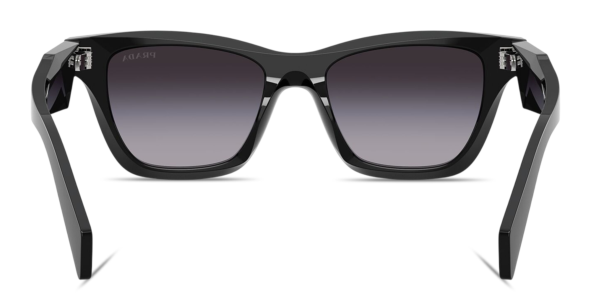 PRADA Logo Signature Butterfly Sunglasses in Black – Product Photo 4