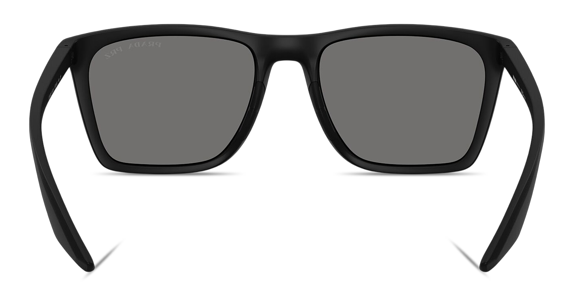 Prada Linea Rossa Logo Signature Pillow Sunglasses in Matte Black – Product Photo 4