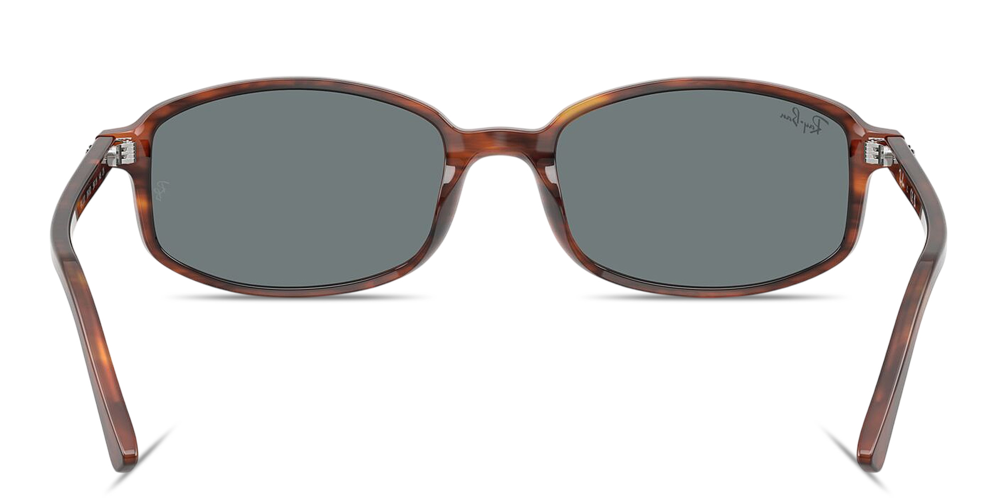 Shop Ray-Ban Sam Unisex Irregular Sunglasses in Striped Havana online.