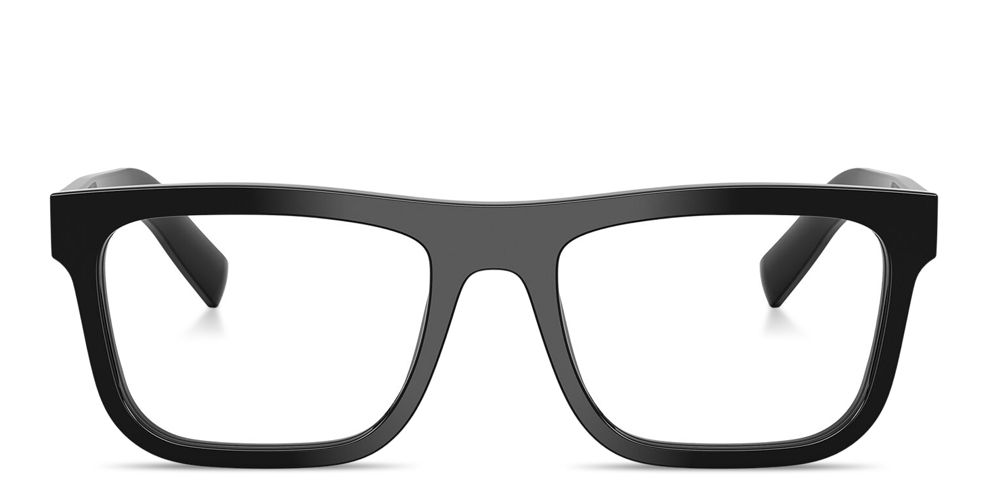 Shop PRADA Logo Signature Pillow Eyeglasses in Black online.