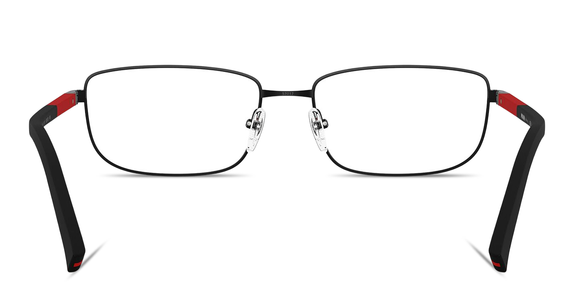 Shop Prada Linea Rossa Logo Signature Wide Pillow Eyeglasses in Matte Black online.