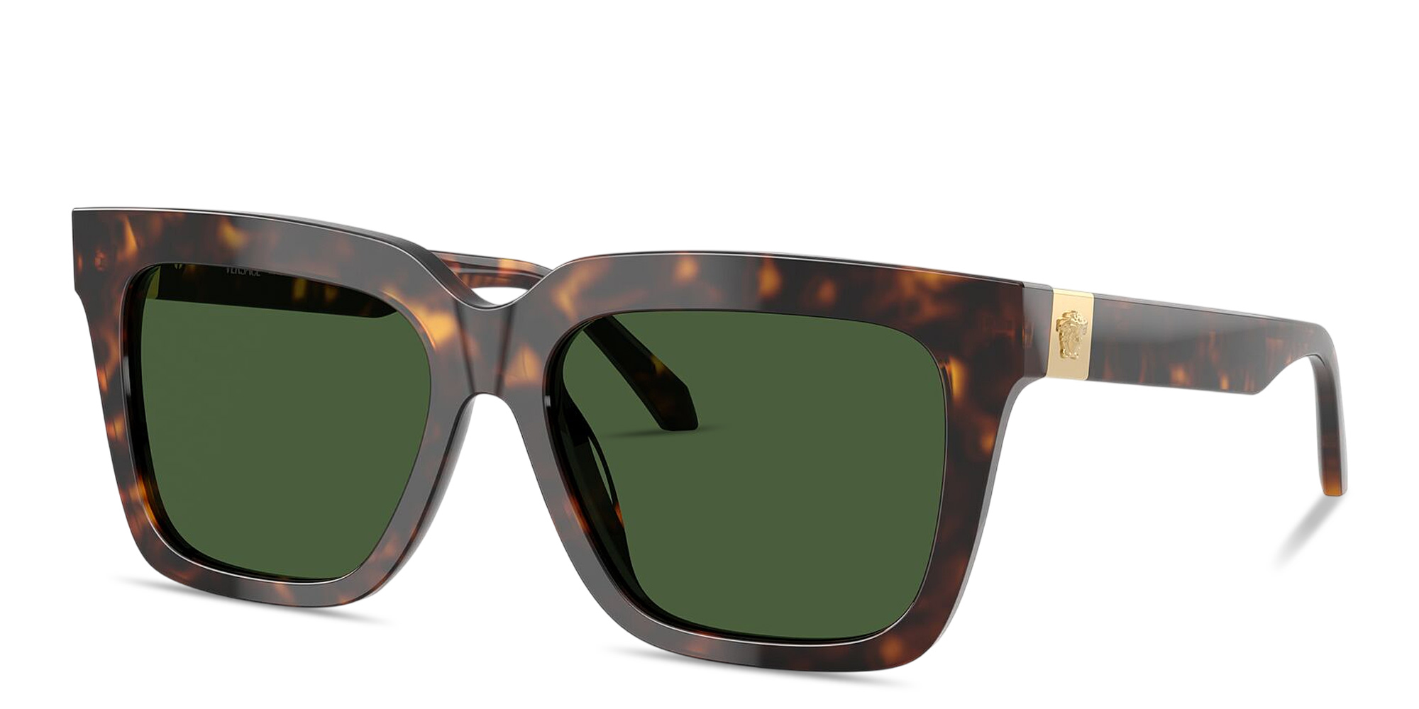 VERSACE Medusa Square Sunglasses in Havana – Product Photo 2