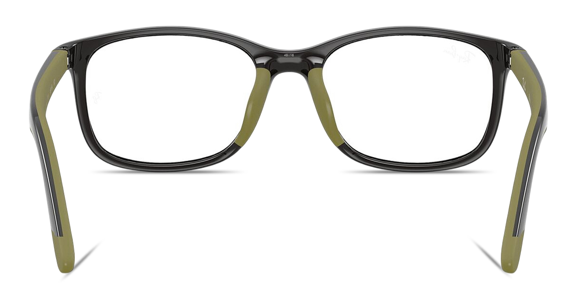 Shop Ray-Ban Optics Kids Bio-Based Pillow Eyeglasses in Grey On Rubber Green online.