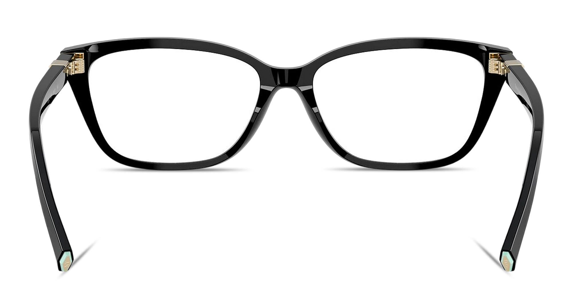 Shop TIFFANY T Pillow Eyeglasses in Black online.