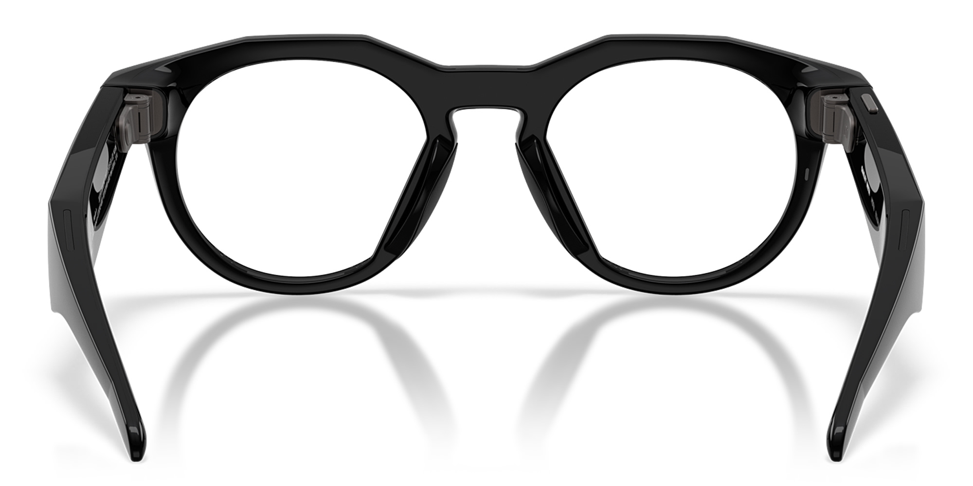 Oakley Meta HSTN Limited Edition Unisex Round Eyeglasses with Blue-Violet Light Lenses in Black – Product Photo 5