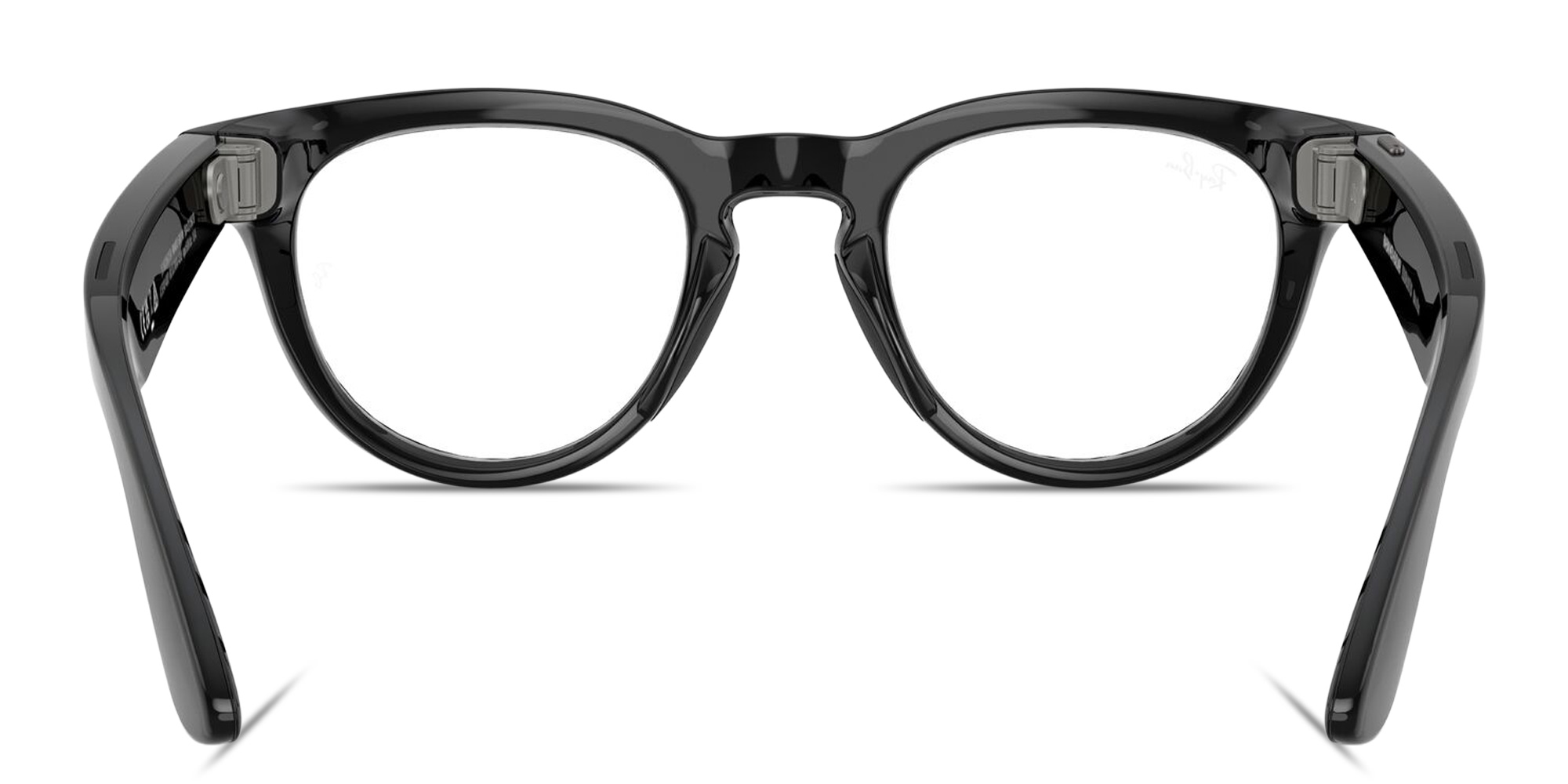 Shop Ray-Ban Meta Headliner Transitions® Unisex Panthos Sunglasses in Shiny Black online.