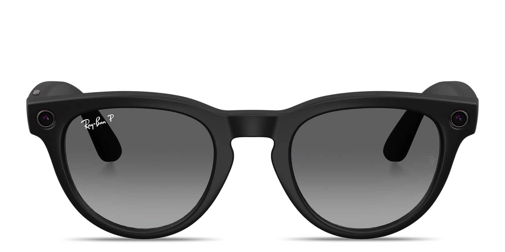 Shop Ray-Ban Meta Headliner Unisex Panthos Sunglasses in Matte Black online.