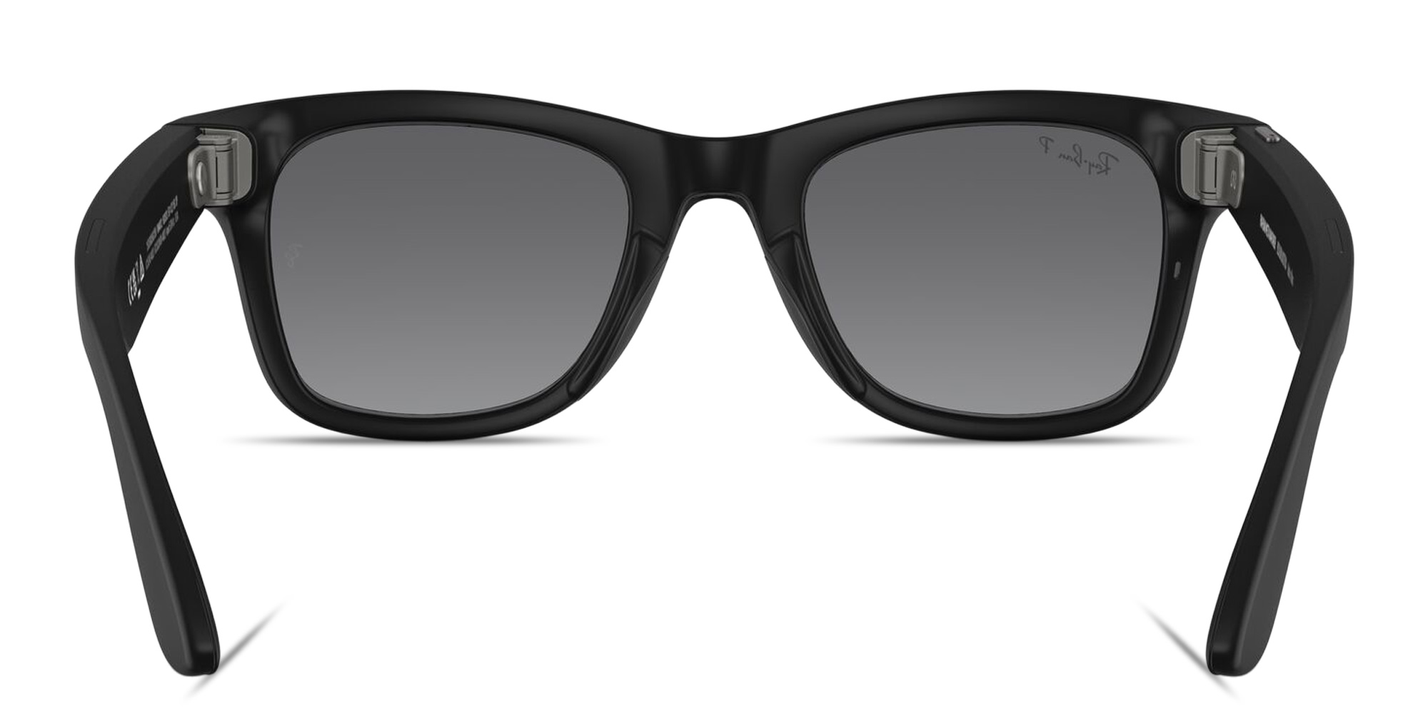 Ray-Ban Meta Wayfarer Unisex Square Sunglasses in Matte Black – Product Photo 4