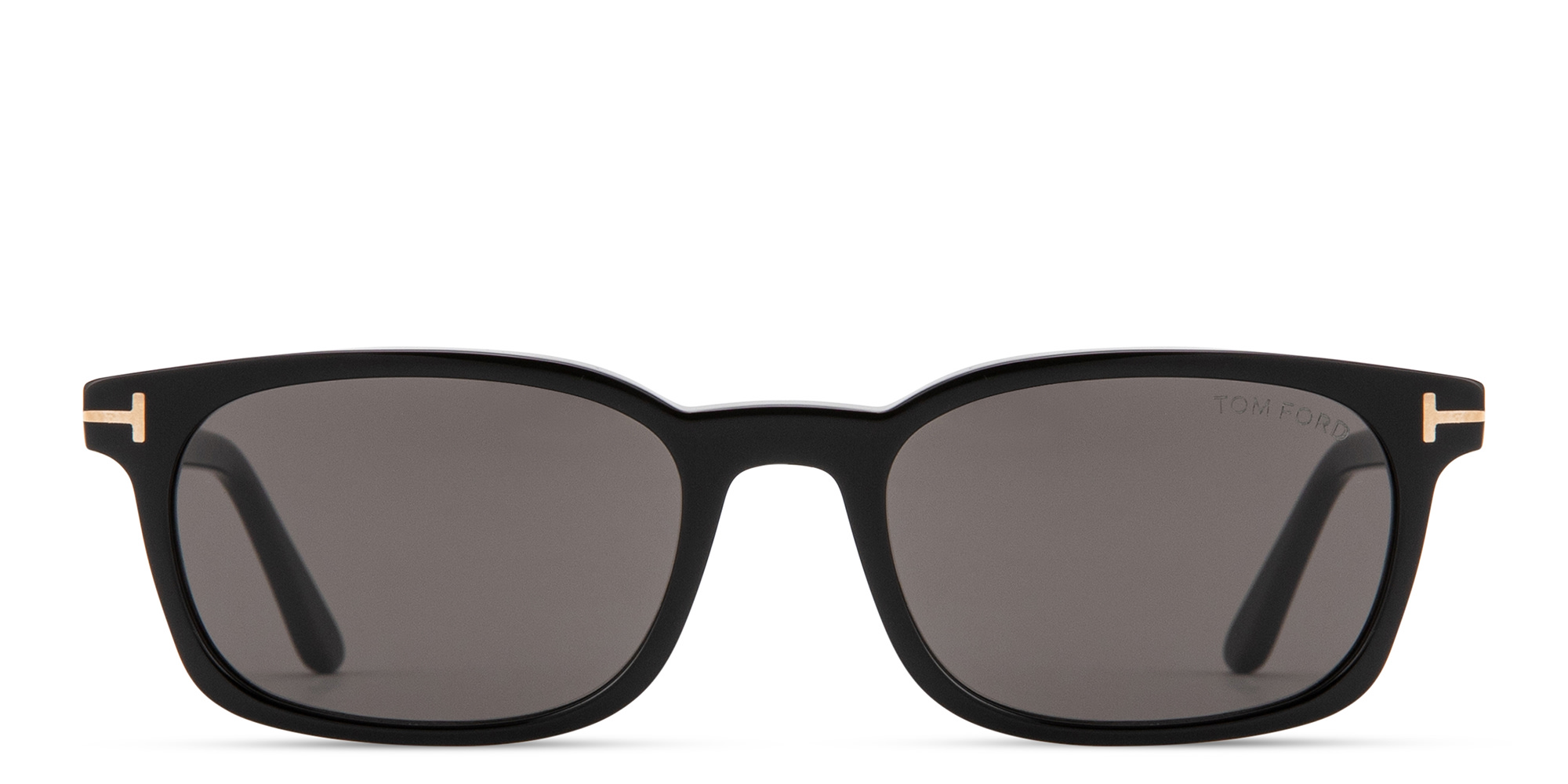 Shop TOM FORD Miles Rectangle Sunglasses in Black online.