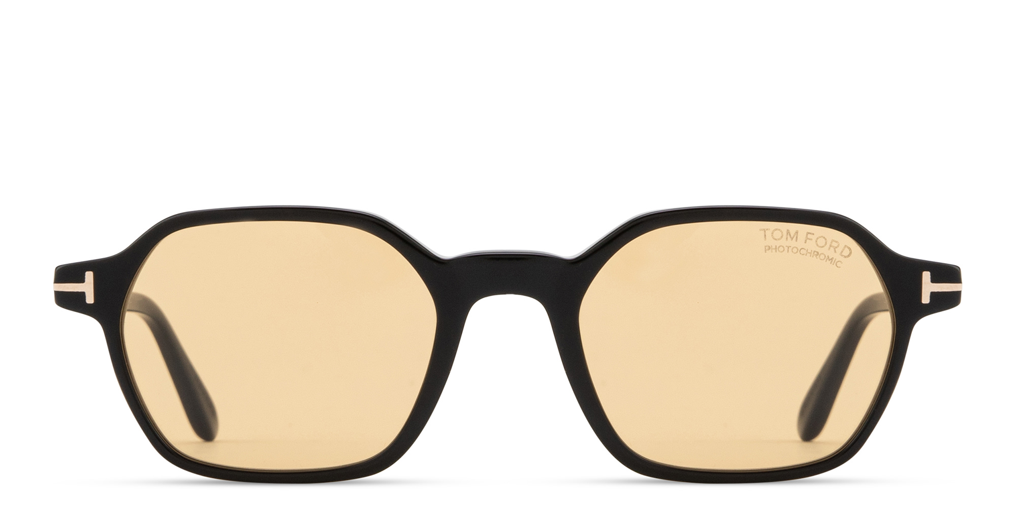 Shop TOM FORD Joey Irregular Sunglasses in Black online.