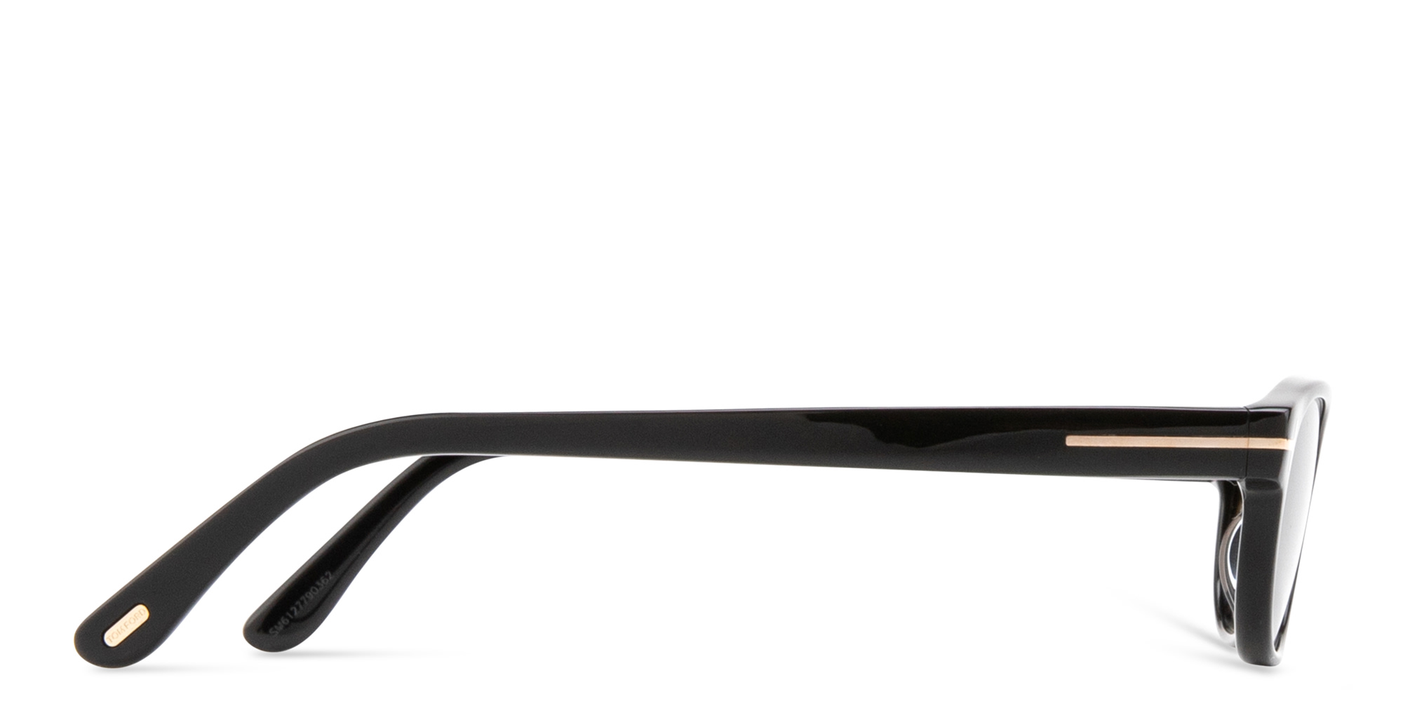Shop TOM FORD Chloe Oval Sunglasses in Black online.