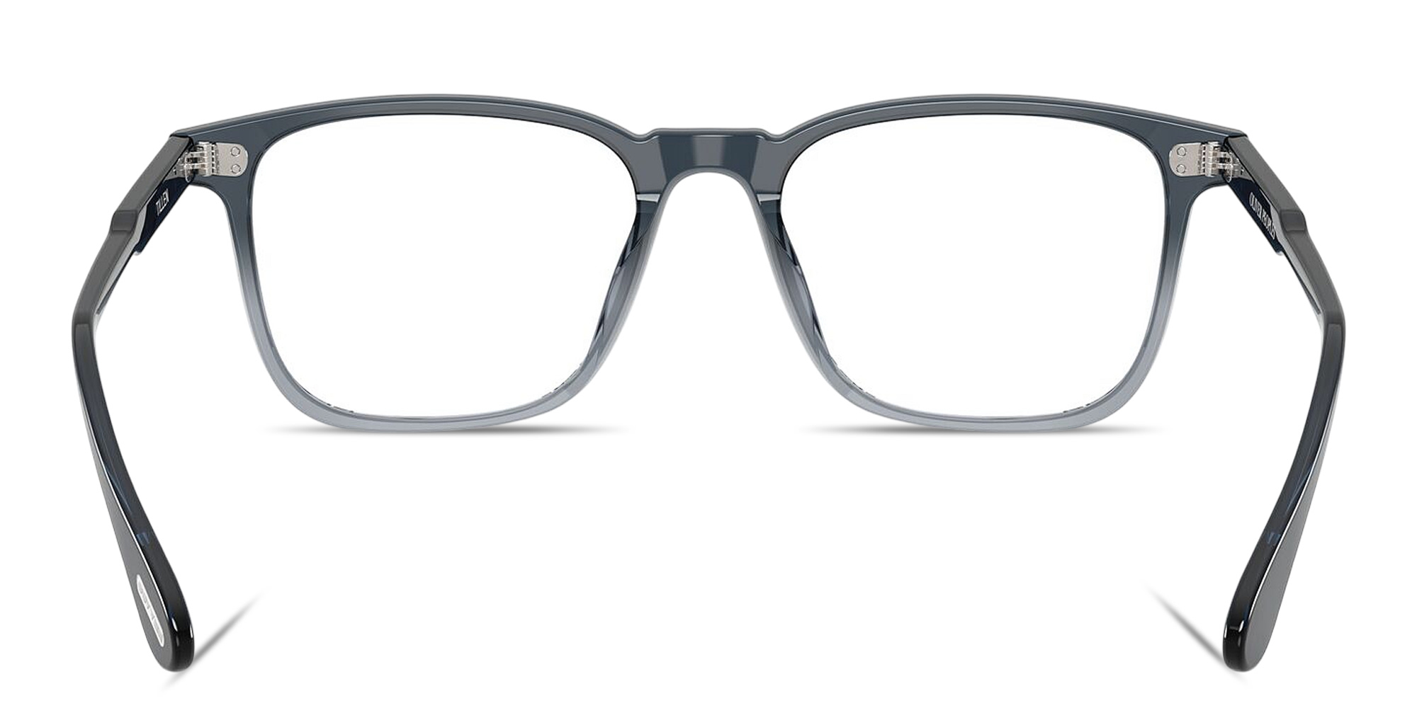 Shop OLIVER PEOPLES Tillen Unisex Rectangle Eyeglasses in Twilight Gradient online.