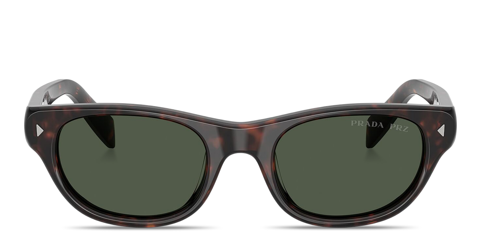 Shop PRADA Logo Signature Cat-Eye Sunglasses in Havana online.