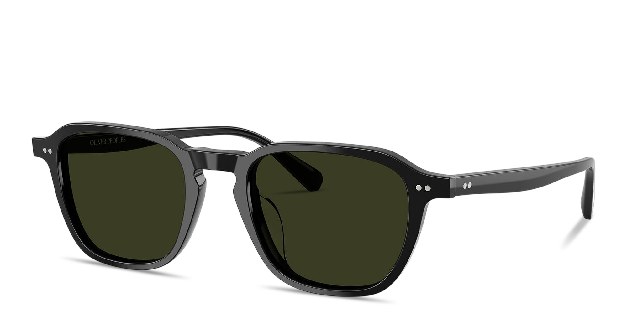 Shop OLIVER PEOPLES Emryn Unisex Pillow Sunglasses in Black online.