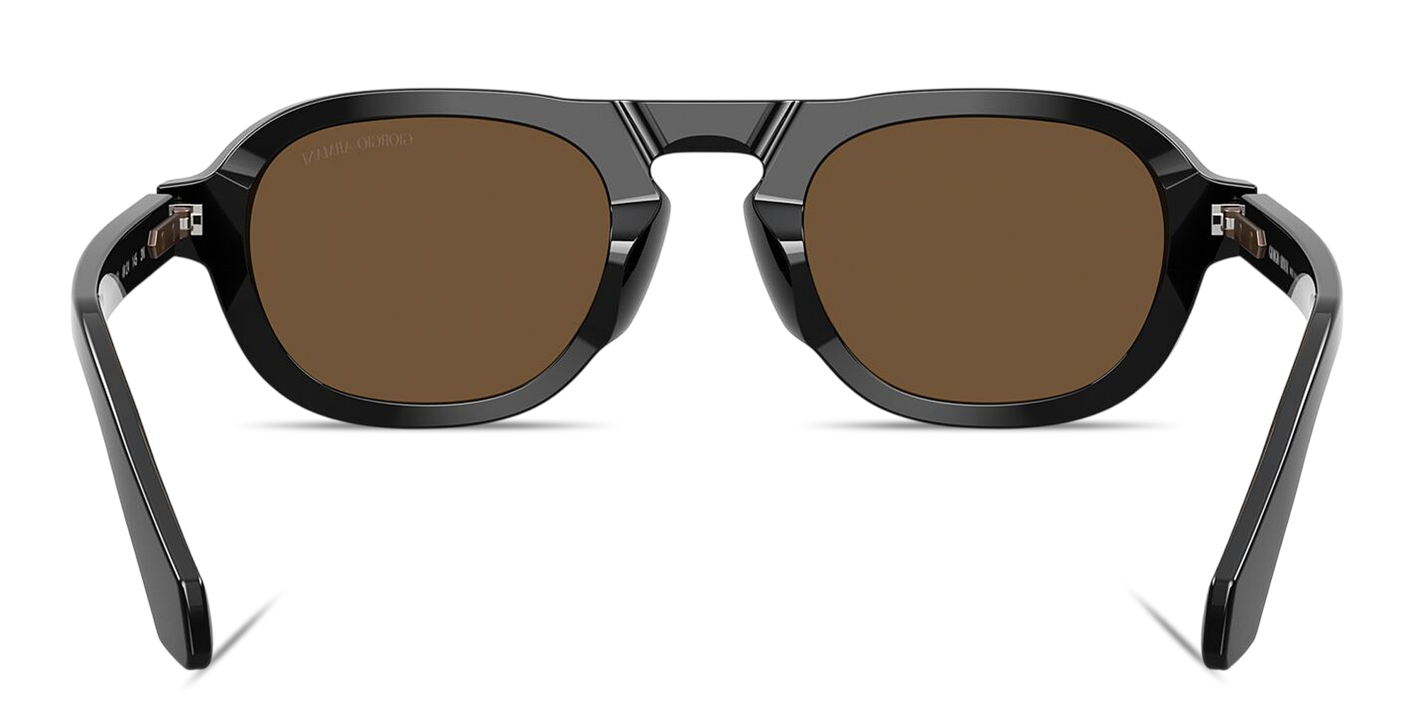 GIORGIO ARMANI Logo Signature Pillow Sunglasses in Black – Product Photo 4