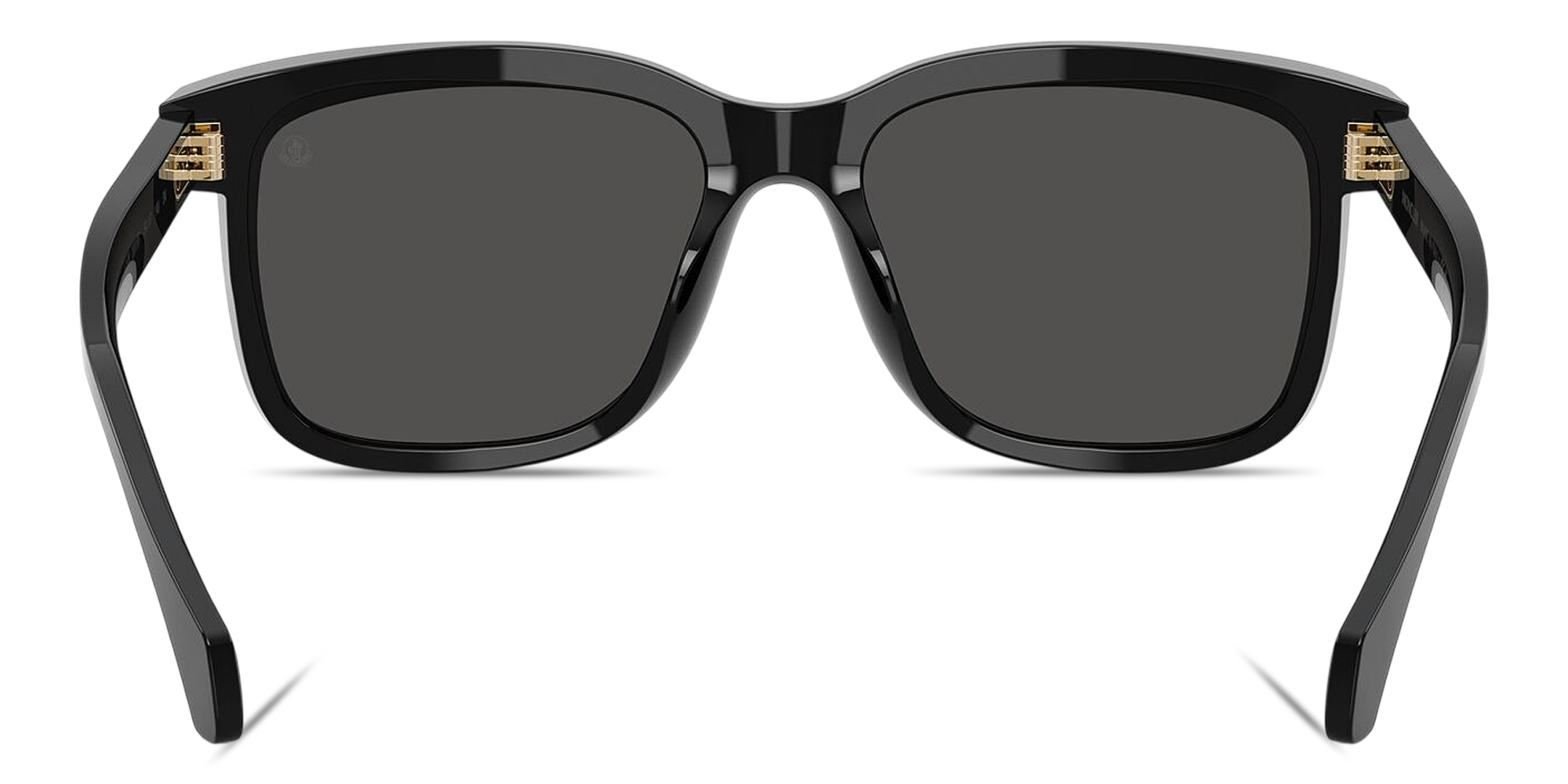 Shop Moncler Valaire Unisex Pillow Sunglasses in Shiny Black online.