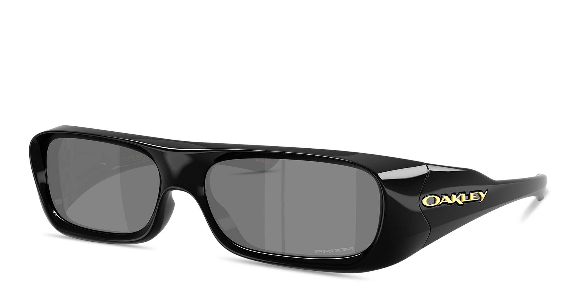 Shop Oakley Permian Unisex Rectangle Sunglasses in Black online.