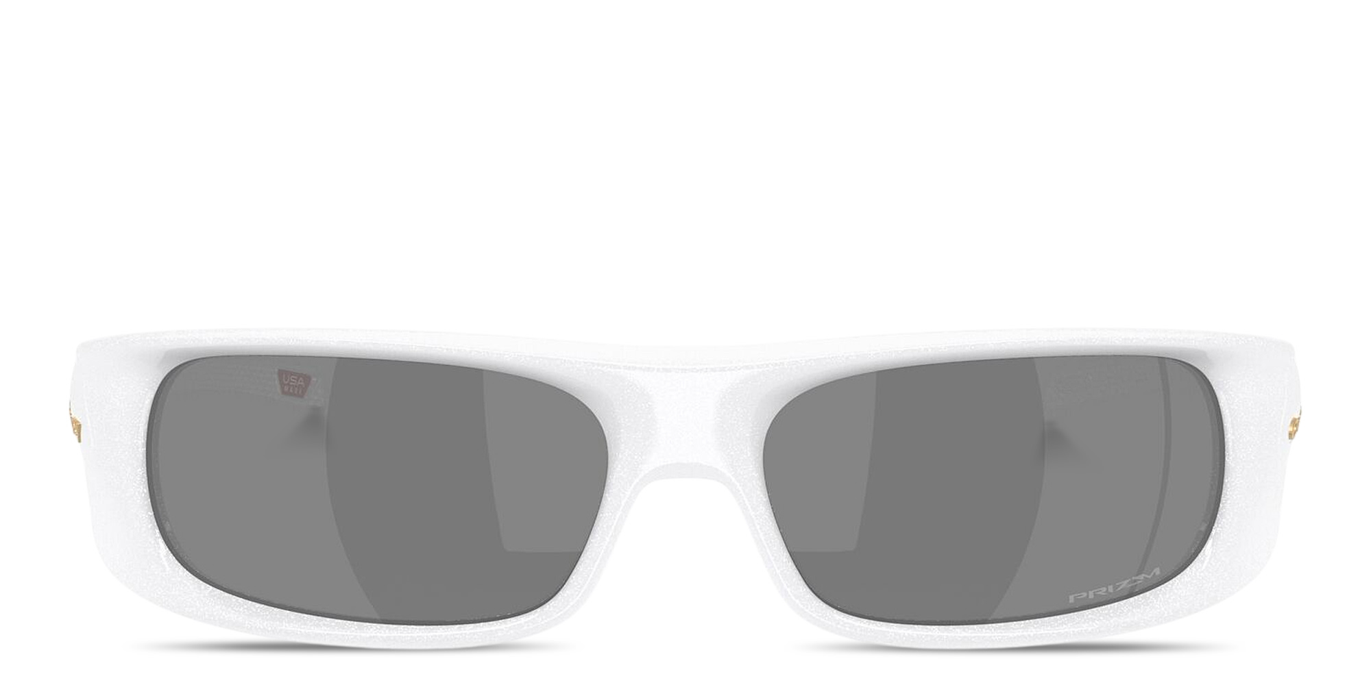 Shop Oakley Highland Unisex Rectangle Sunglasses in White online.