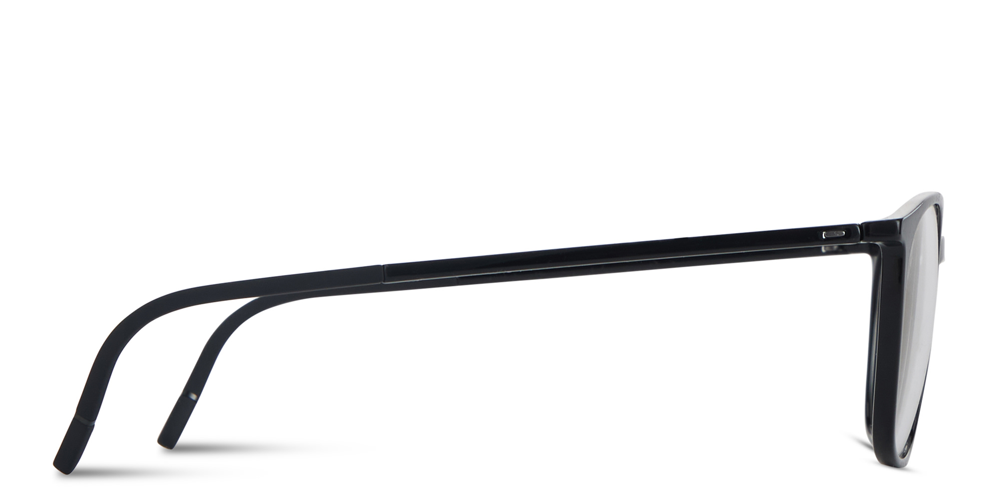 Shop Silhouette SPX Illusion Round Eyeglasses in Black online.