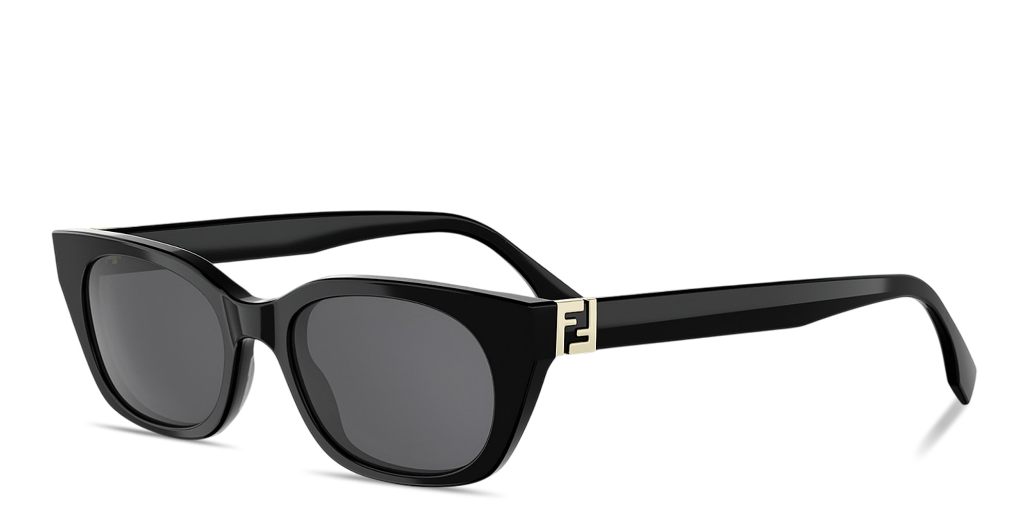 Shop FENDI Forever Fendi Cat-Eye Sunglasses in Black online.