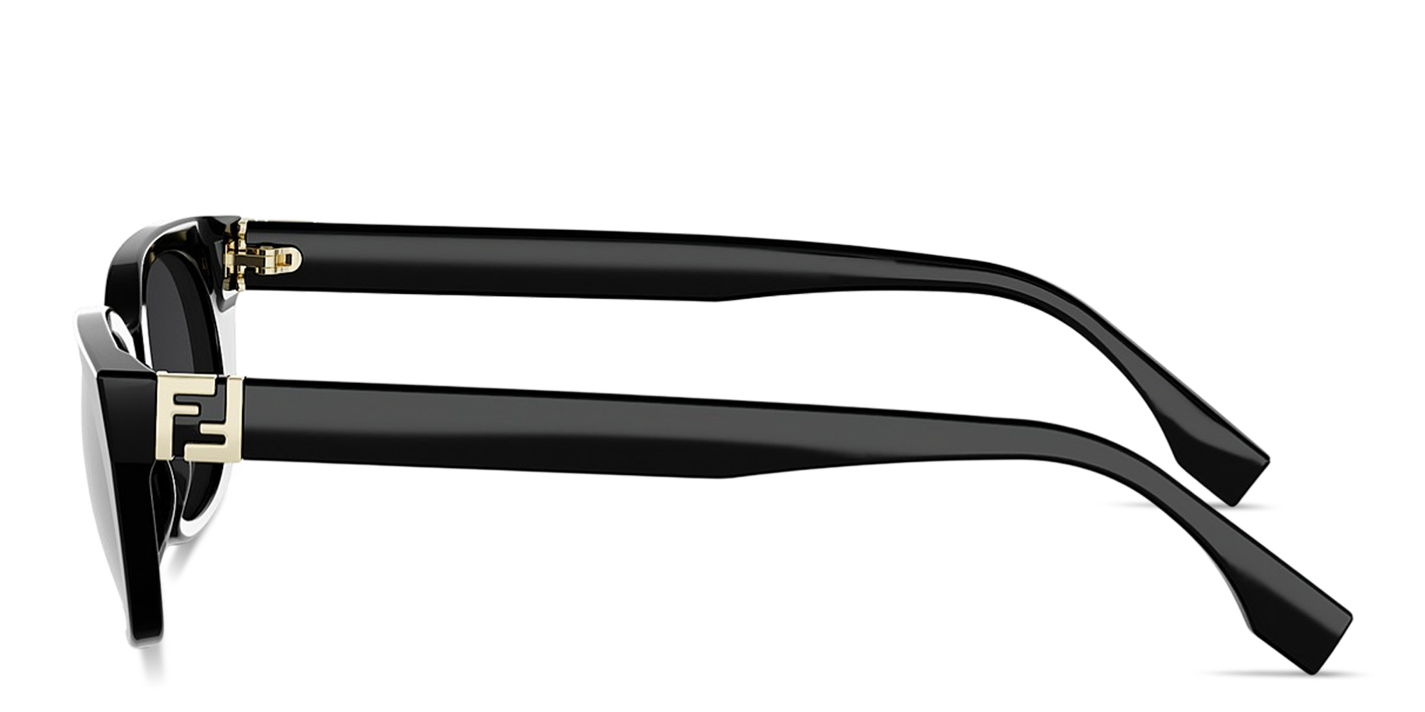 Shop FENDI Forever Fendi Cat-Eye Sunglasses in Black online.