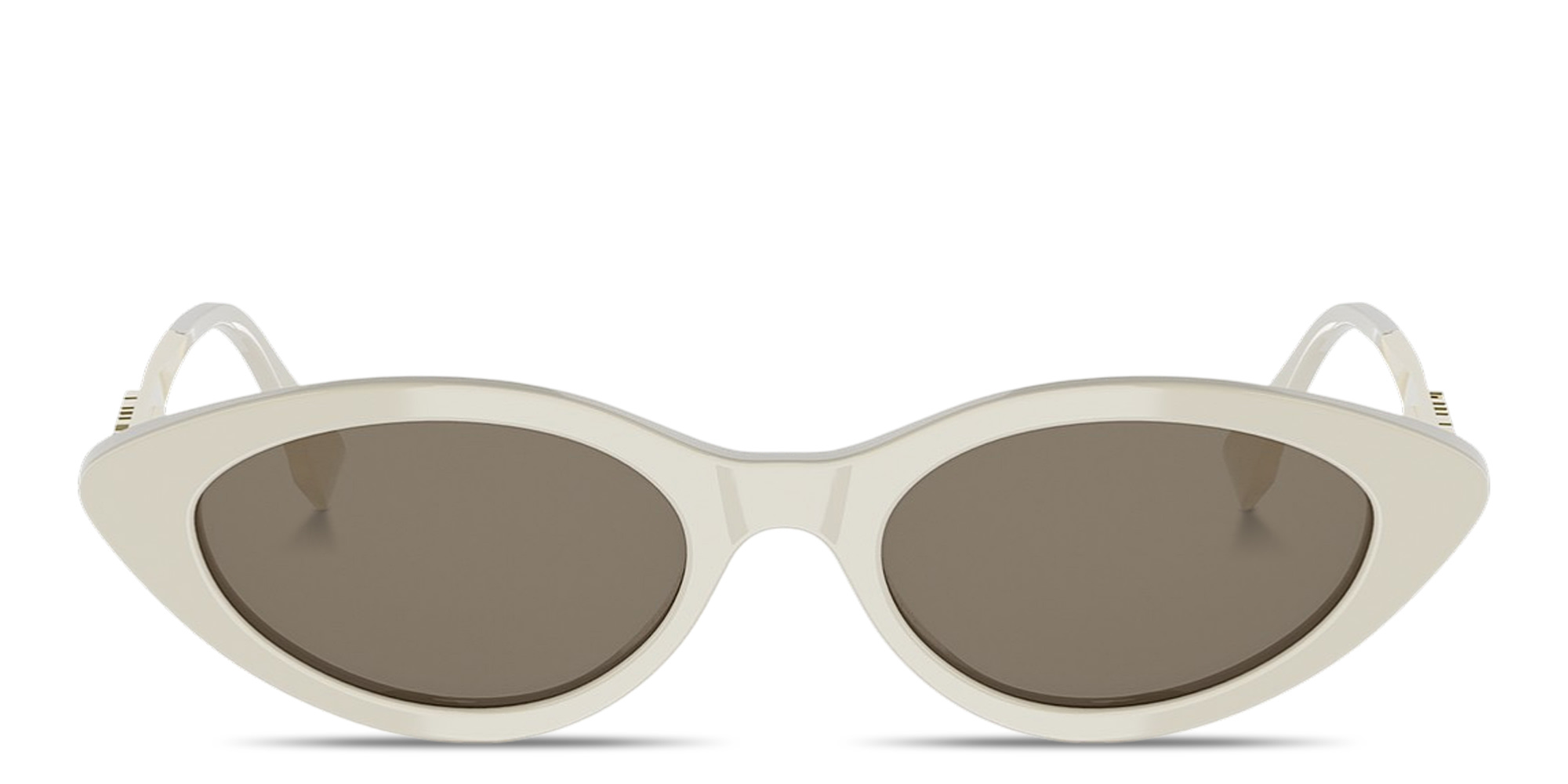 Shop FENDI Fendigraphy Cat-Eye Sunglasses in Ivory online.