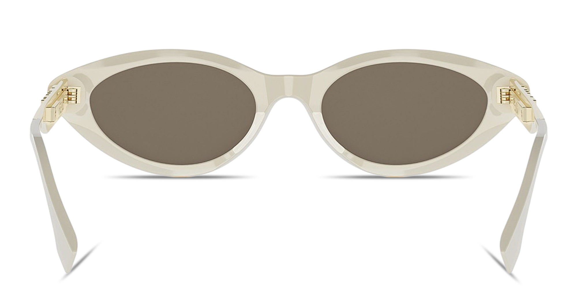 Shop FENDI Fendigraphy Cat-Eye Sunglasses in Ivory online.