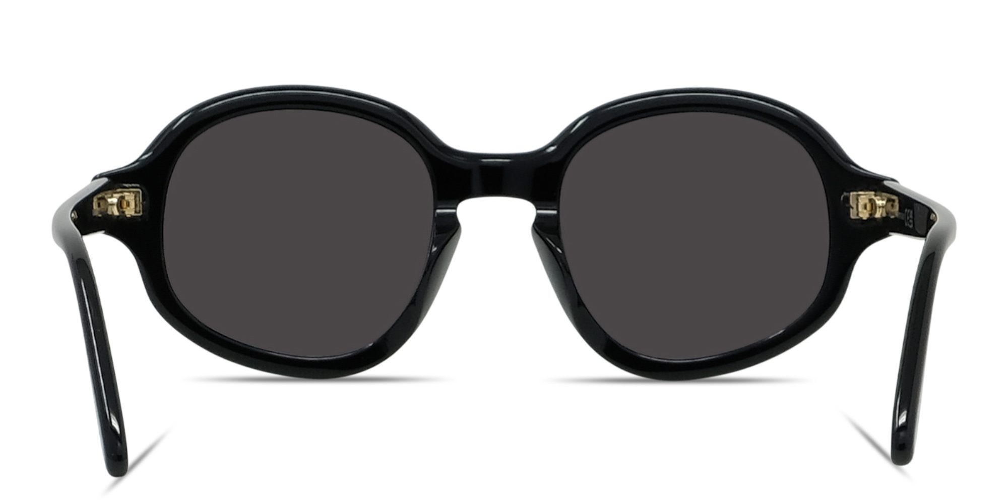 تسوق نظارات شمسية سليم بإطار دائري لويفي بلون أسود أونلاين.