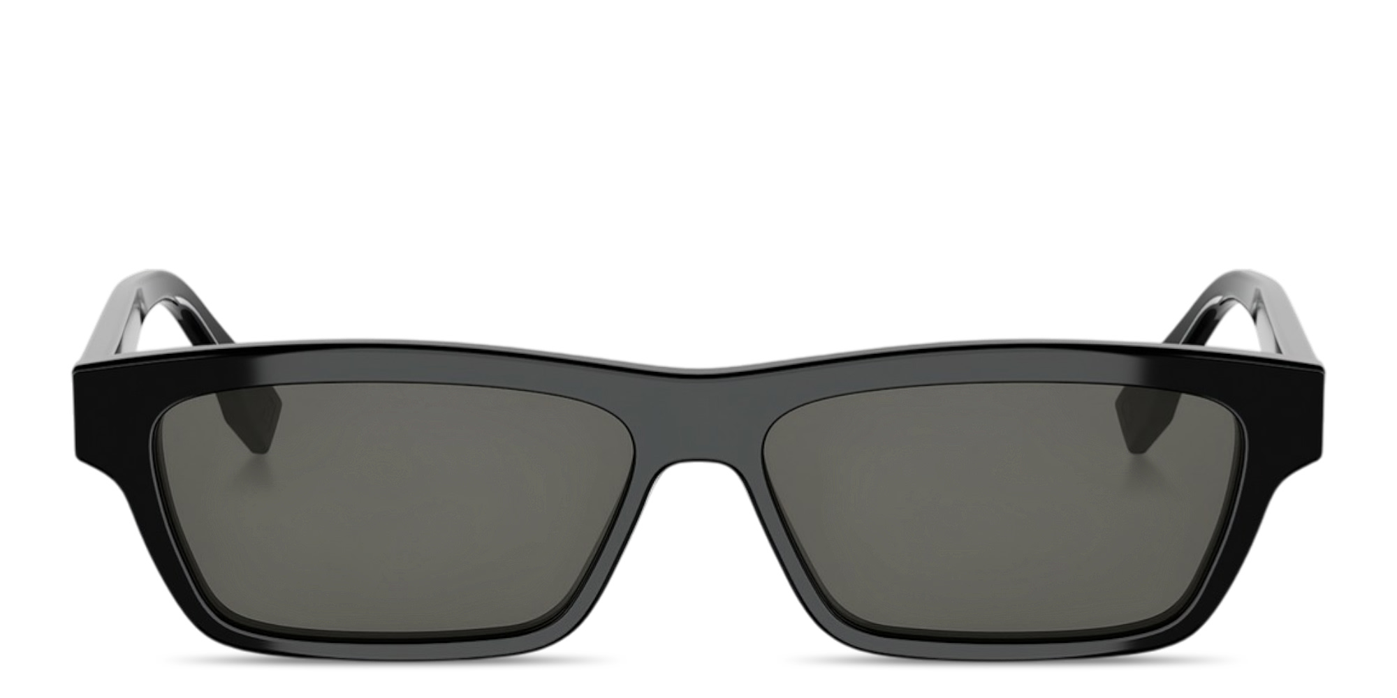 Shop FENDI FF Squared Cat-Eye Sunglasses in Black online.