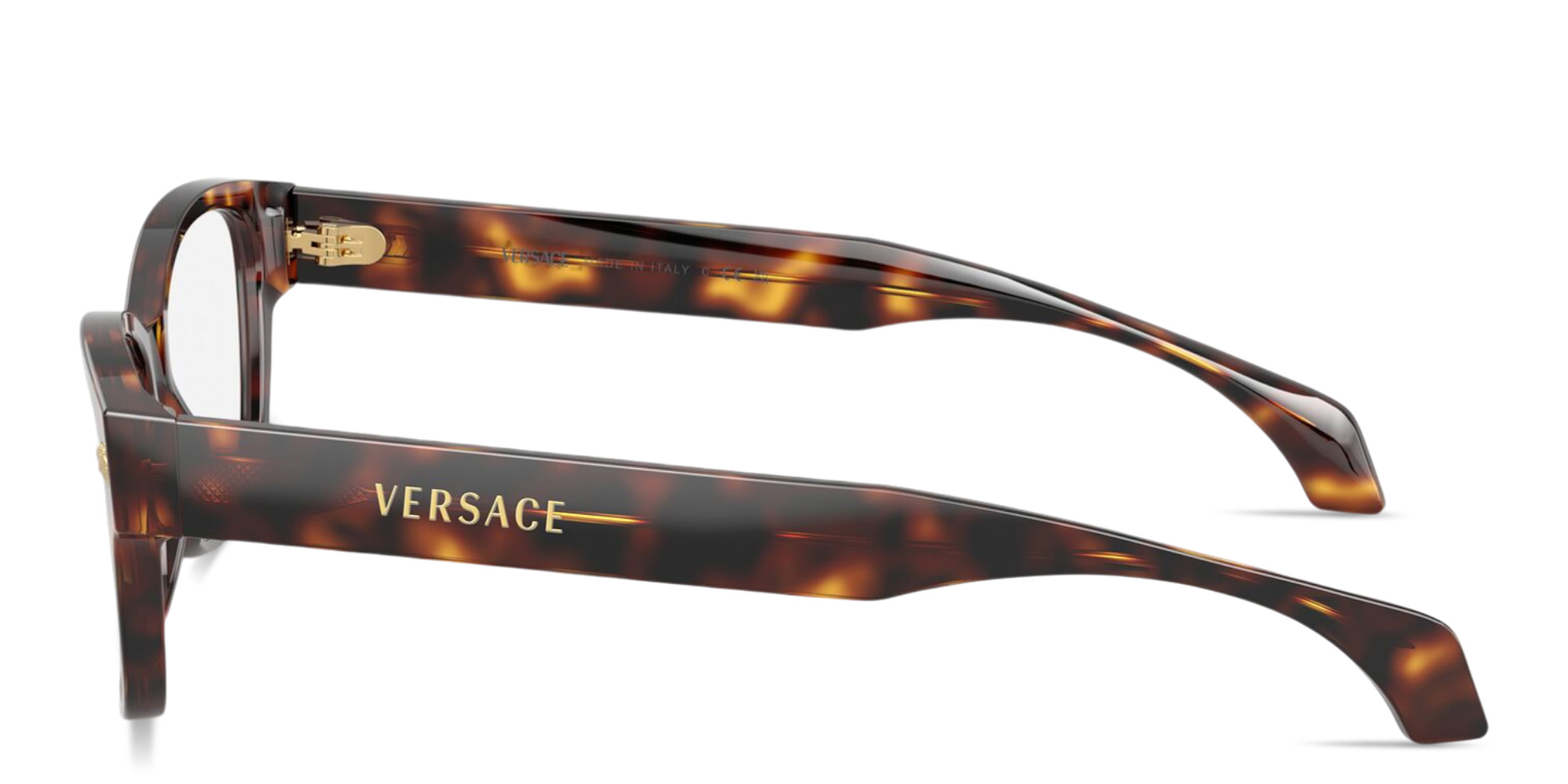 Shop VERSACE Medusa Cat-Eye Eyeglasses in Havana online.