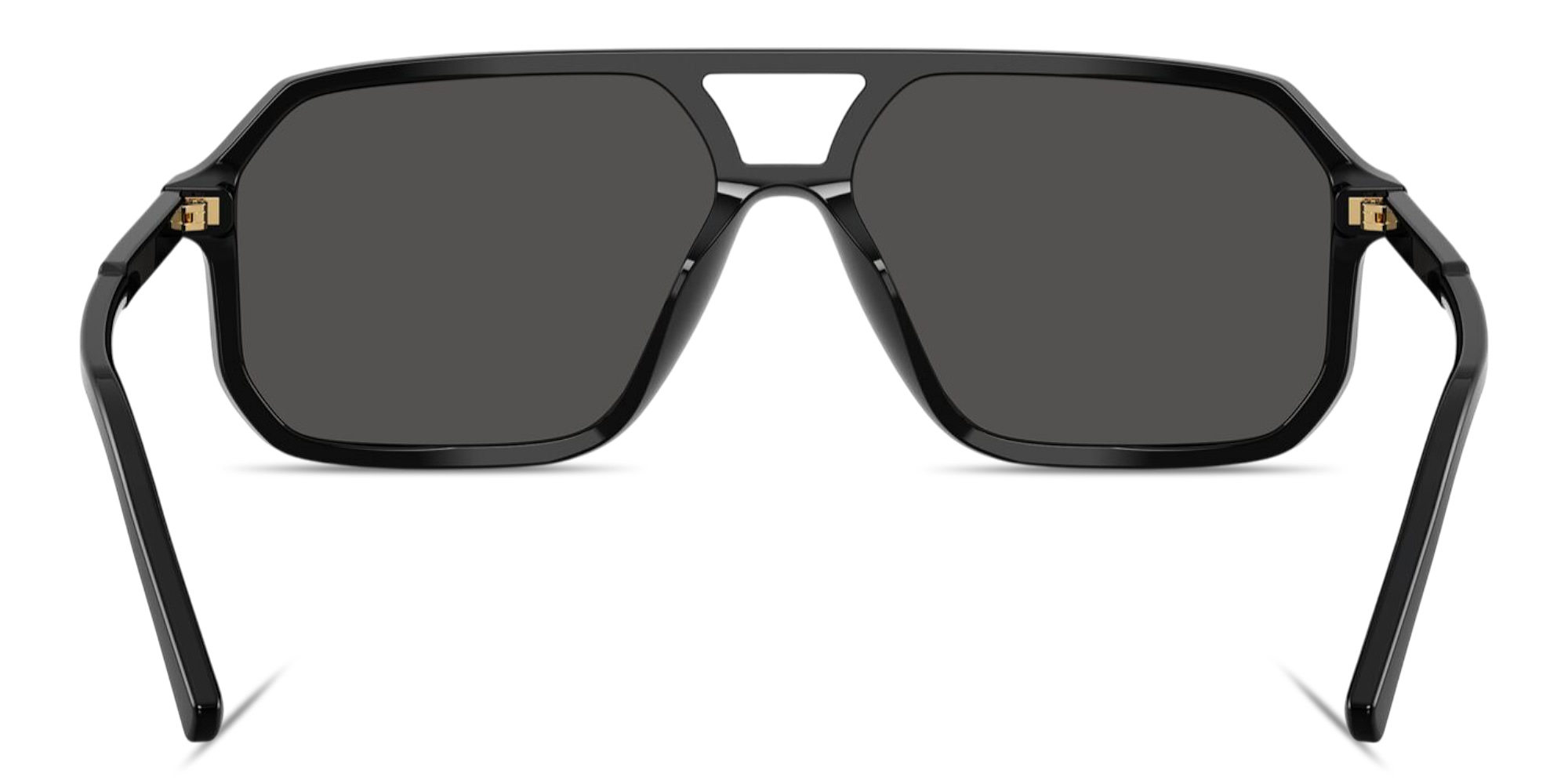 Shop Dolce & Gabbana Logo Signature Unisex Pilot Sunglasses in Black online.