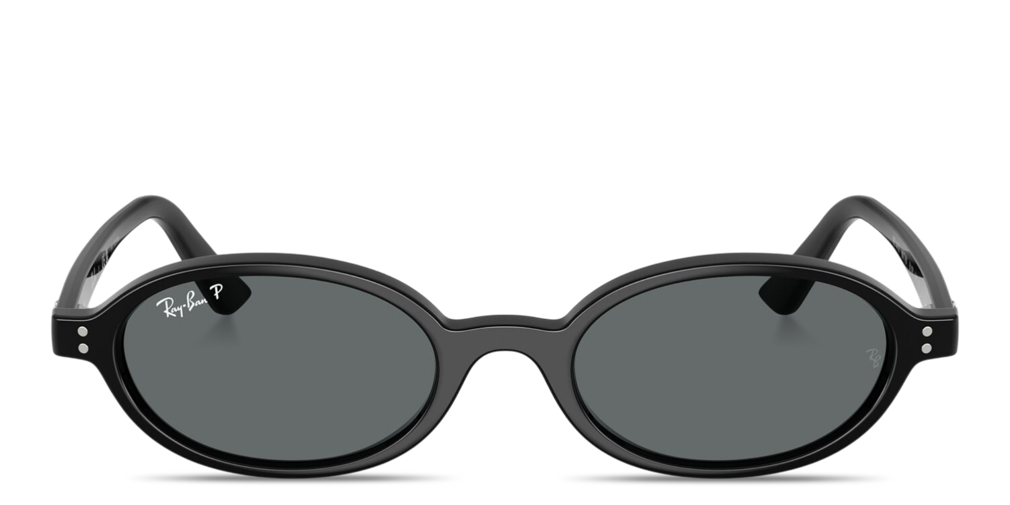 Shop Ray-Ban Khal Unisex Oval Sunglasses in Black online.