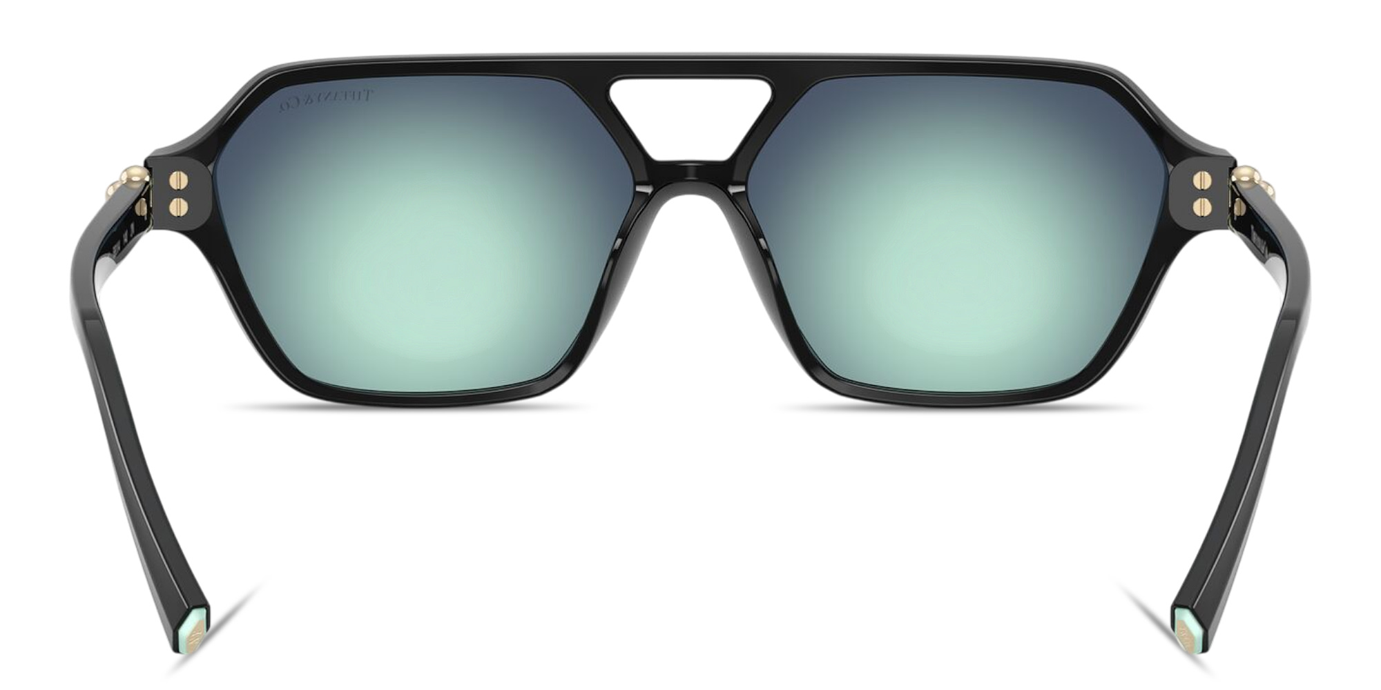 Shop TIFFANY Tiffany HardWear Square Sunglasses in Black online.